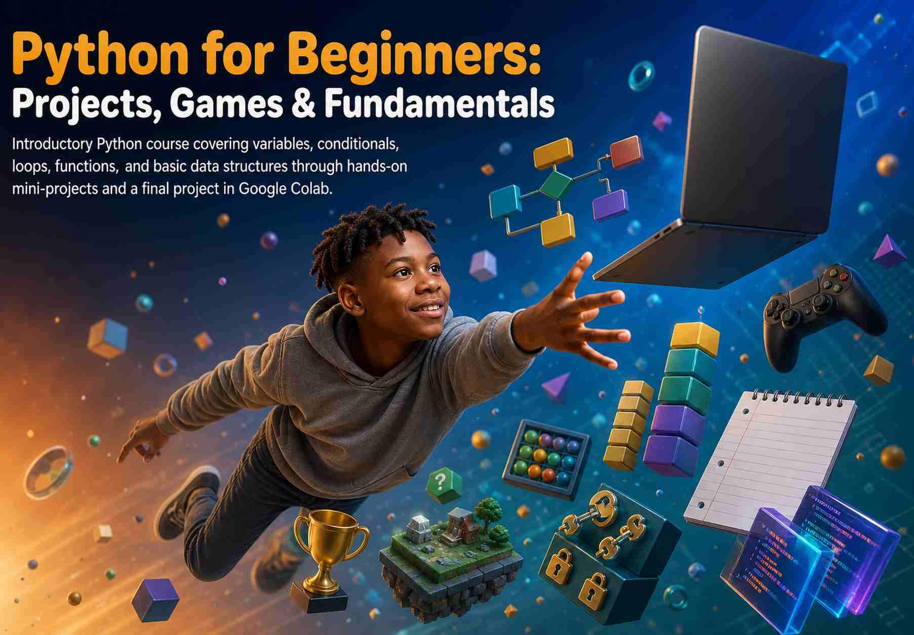 Python for Beginners: Projects, Games & Fundamentals