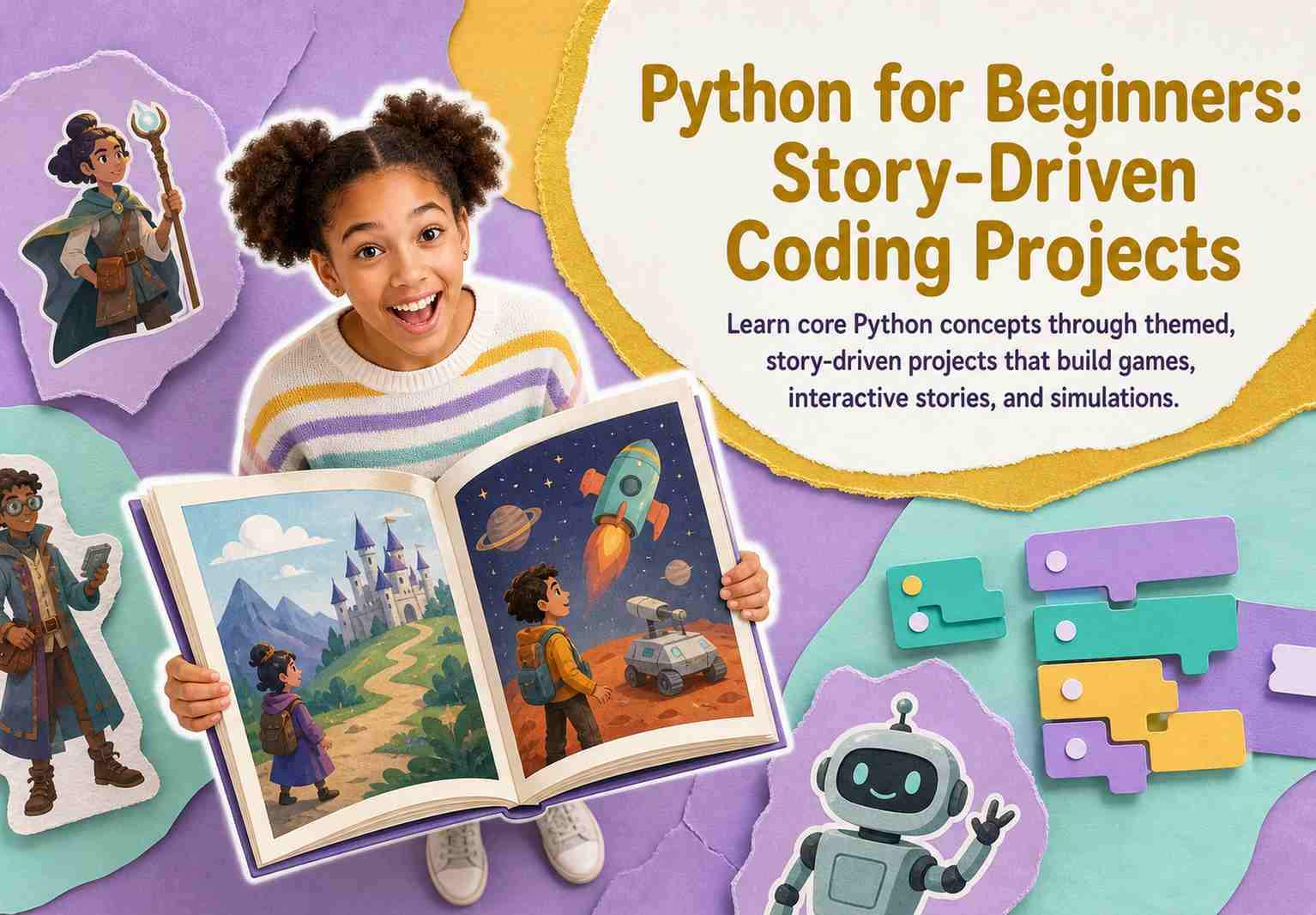 Python for Beginners: Story-Driven Coding Projects