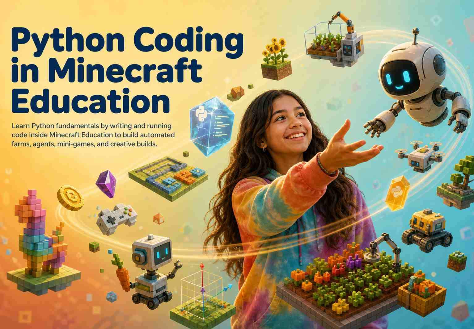 Python Coding in Minecraft Education
