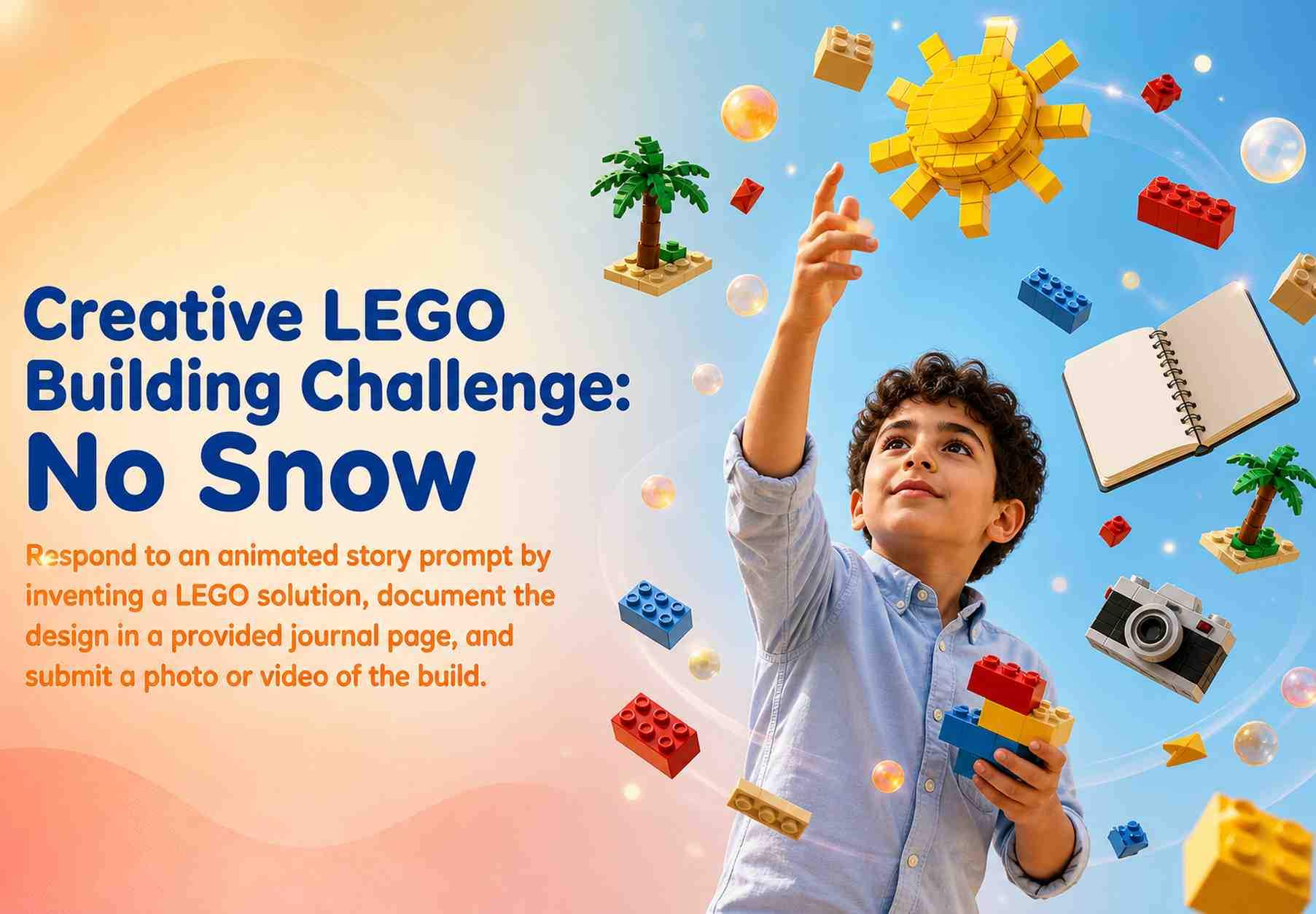 Creative LEGO Building Challenge: No Snow