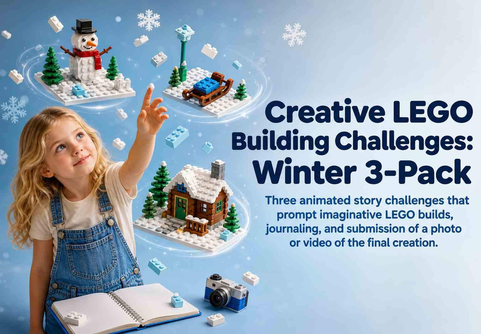 Creative LEGO Building Challenges: Winter 3-Pack