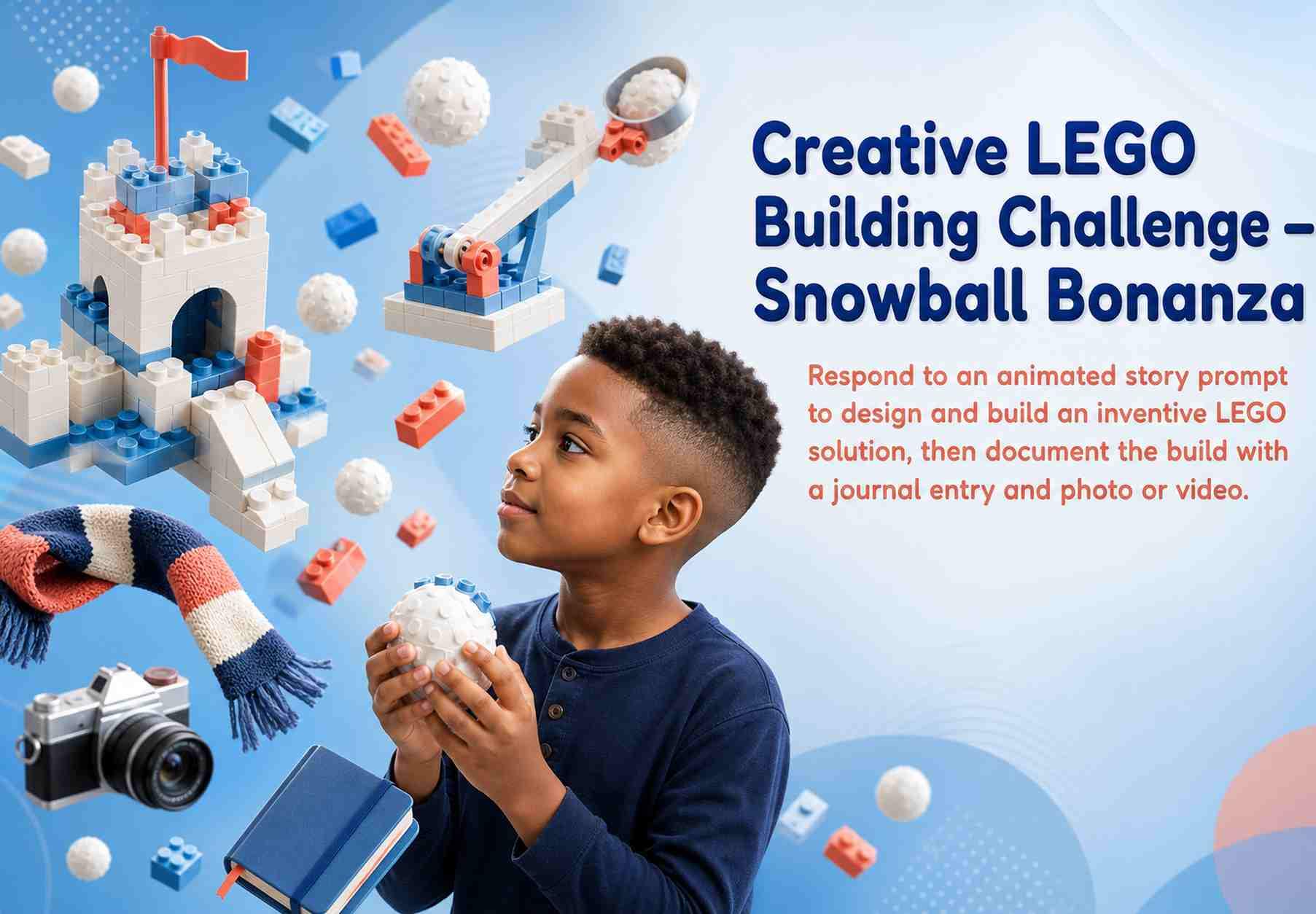 Creative LEGO Building Challenge — Snowball Bonanza
