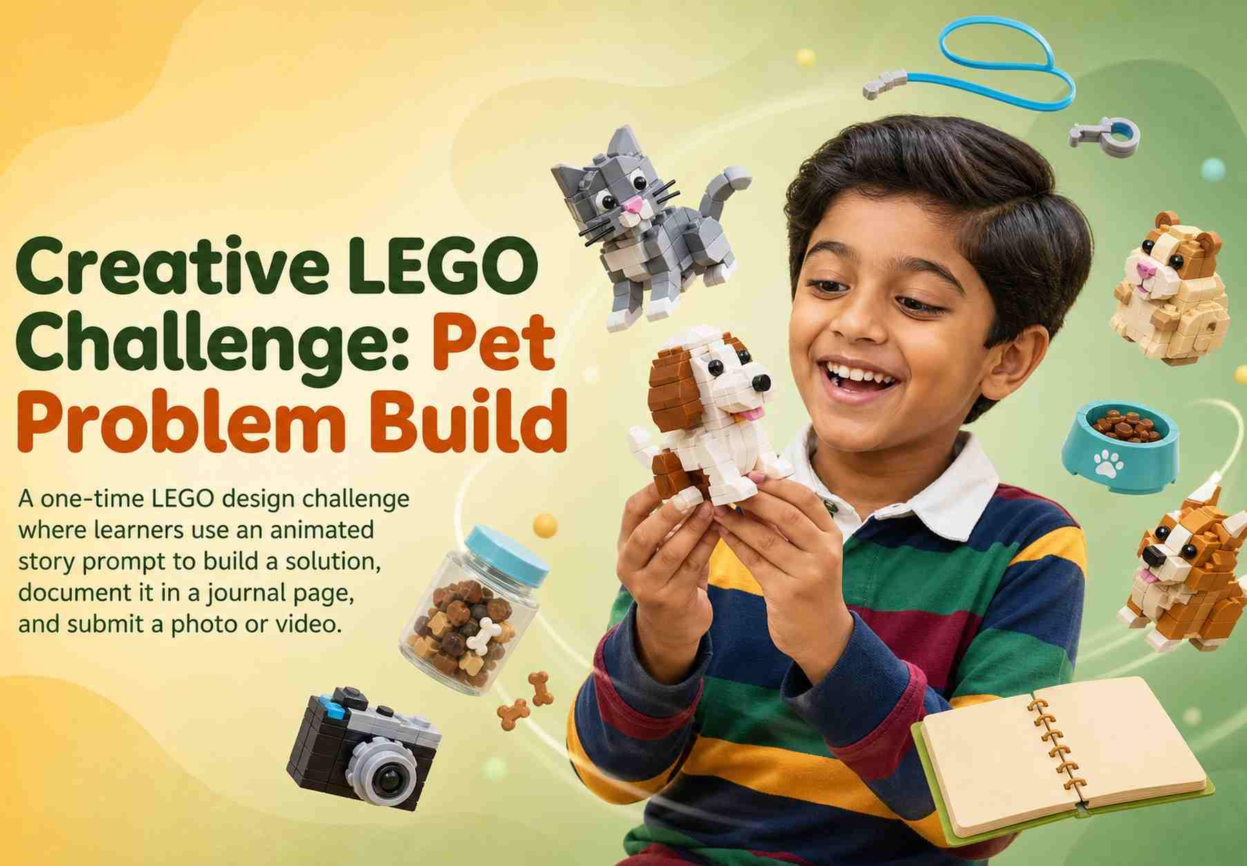 Creative LEGO Challenge: Pet Problem Build