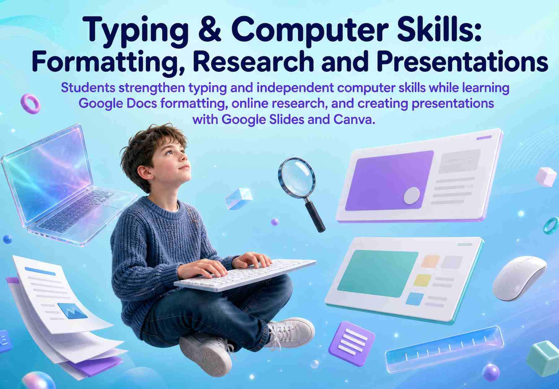 Typing & Computer Skills: Formatting, Research and Presentations