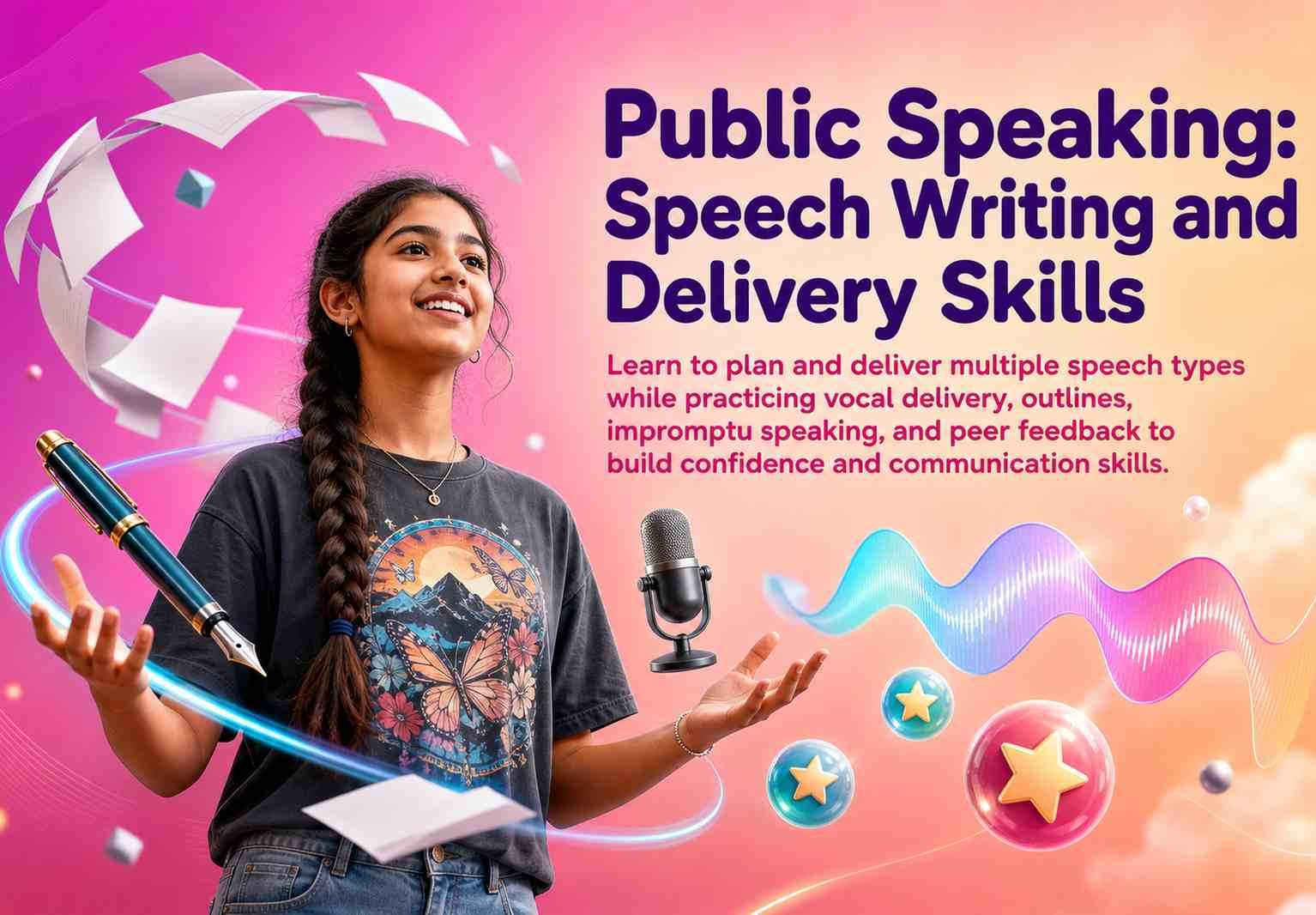 Public Speaking: Speech Writing and Delivery Skills