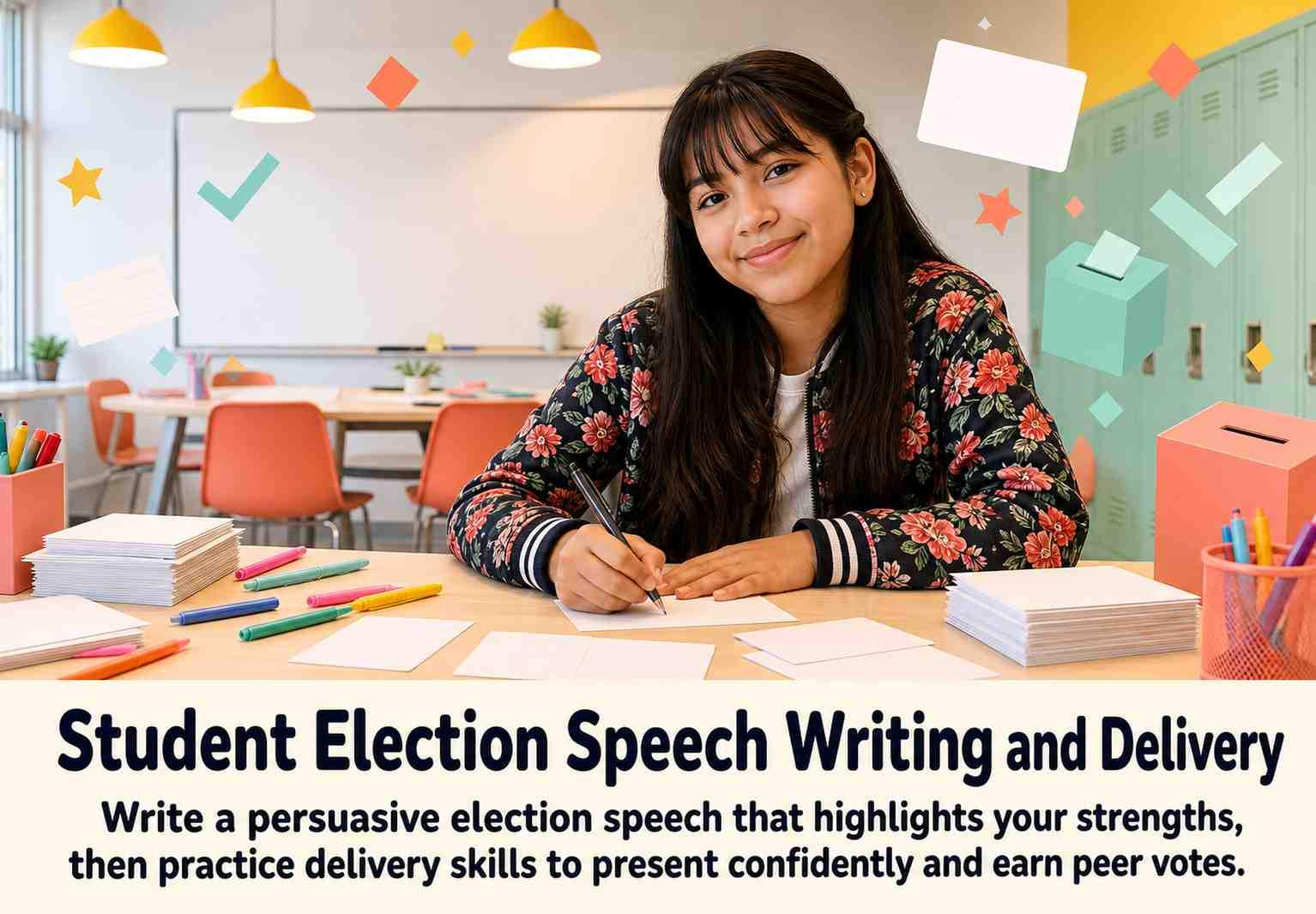 Student Election Speech Writing and Delivery