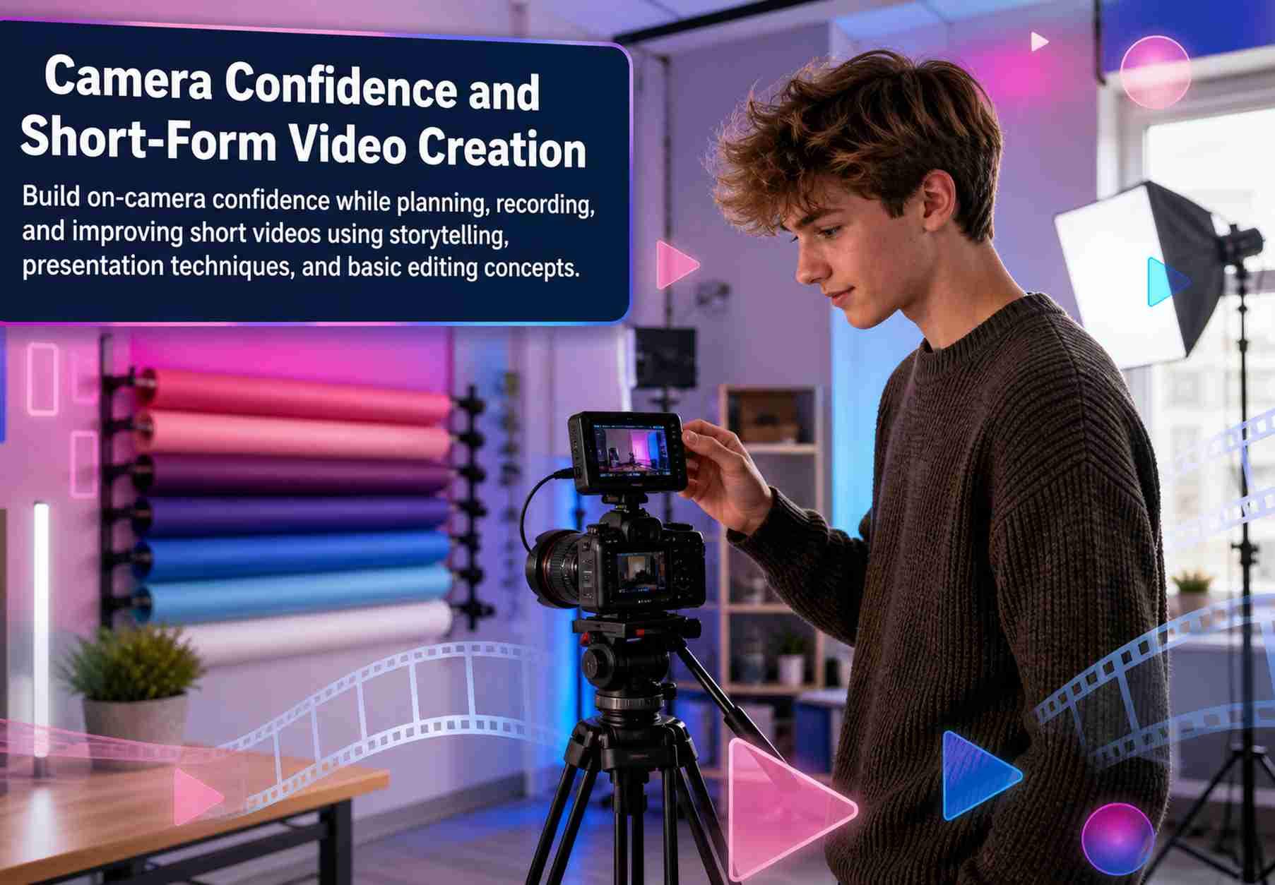 Camera Confidence and Short-Form Video Creation