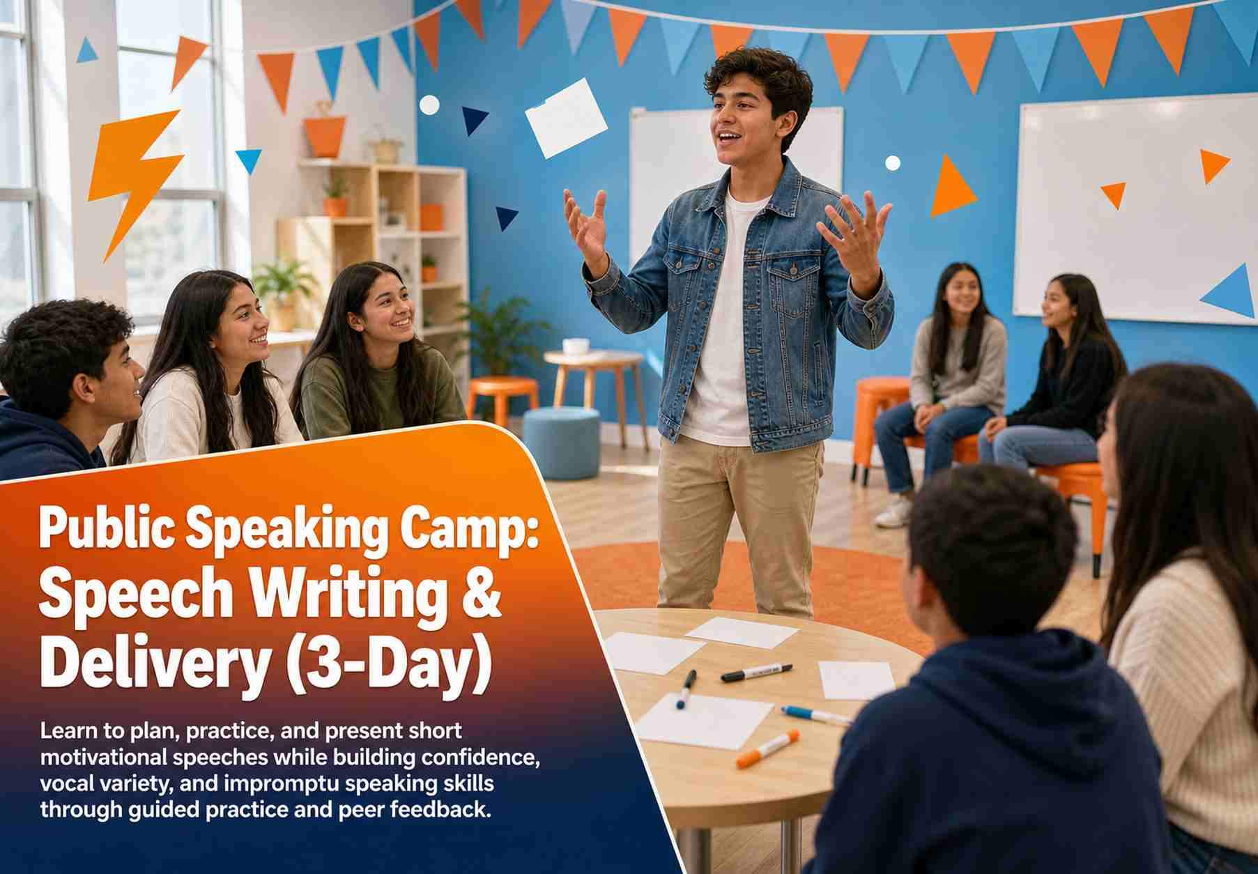 Public Speaking Camp: Speech Writing & Delivery (3-Day)