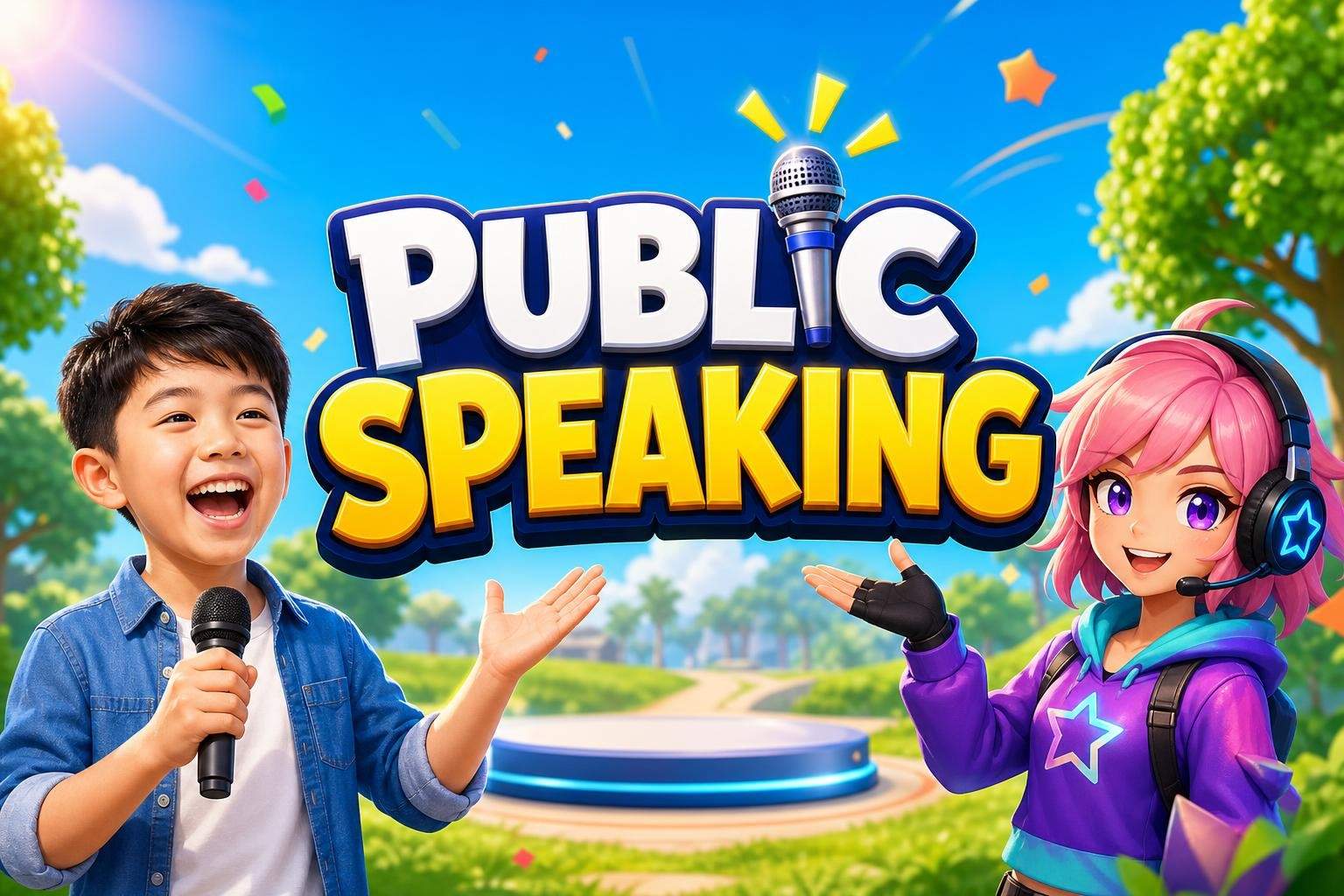 Public Speaking with Grow a Garden (Roblox)