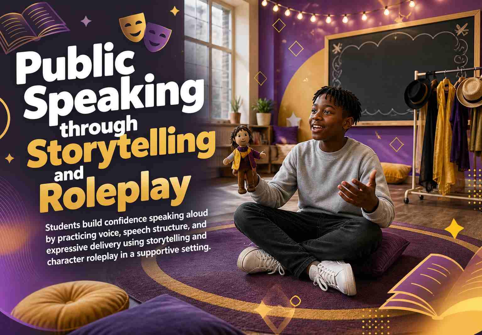Public Speaking through Storytelling and Roleplay