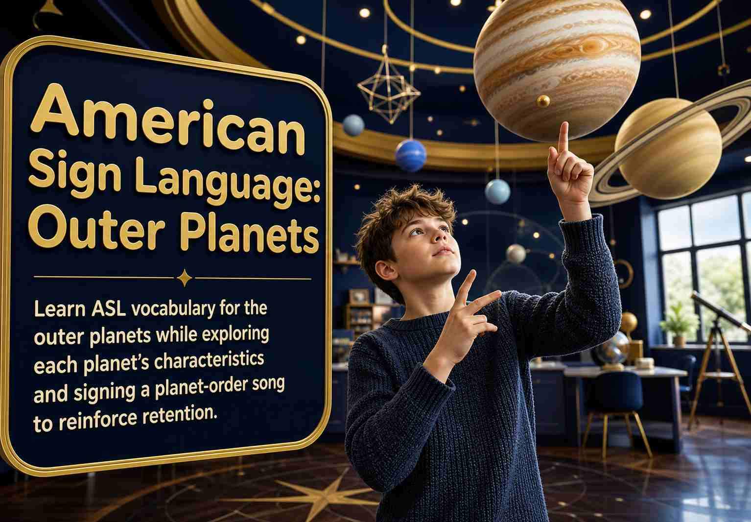 American Sign Language: Outer Planets