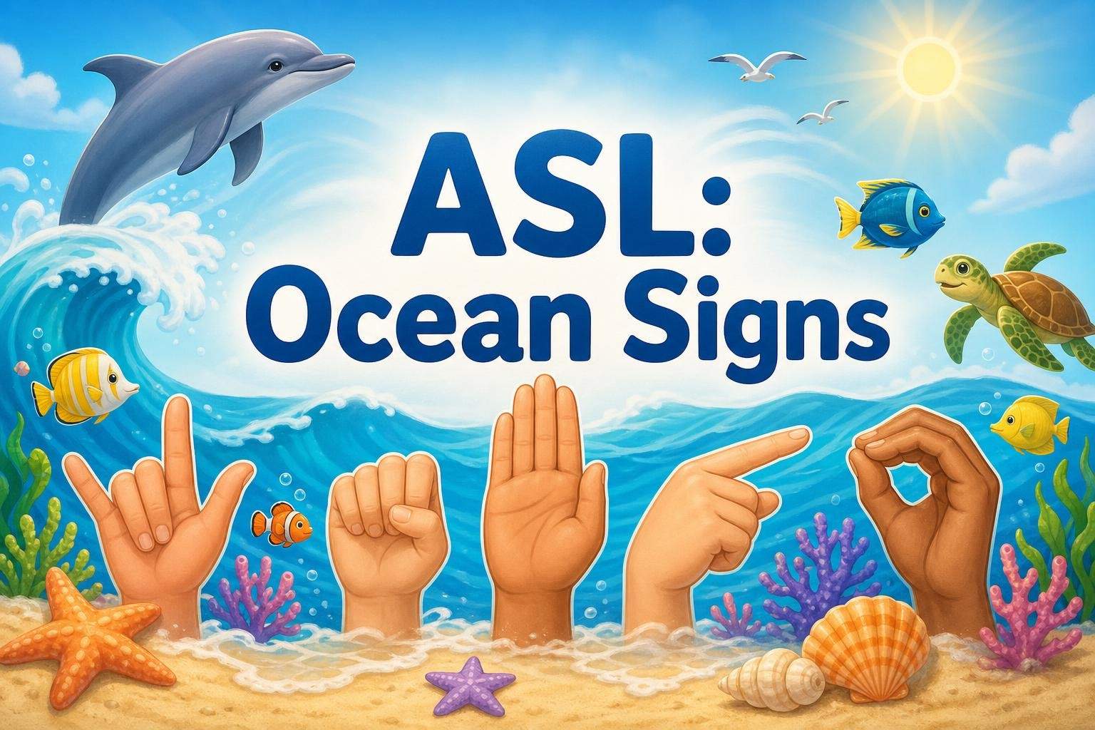 American Sign Language: Ocean Life