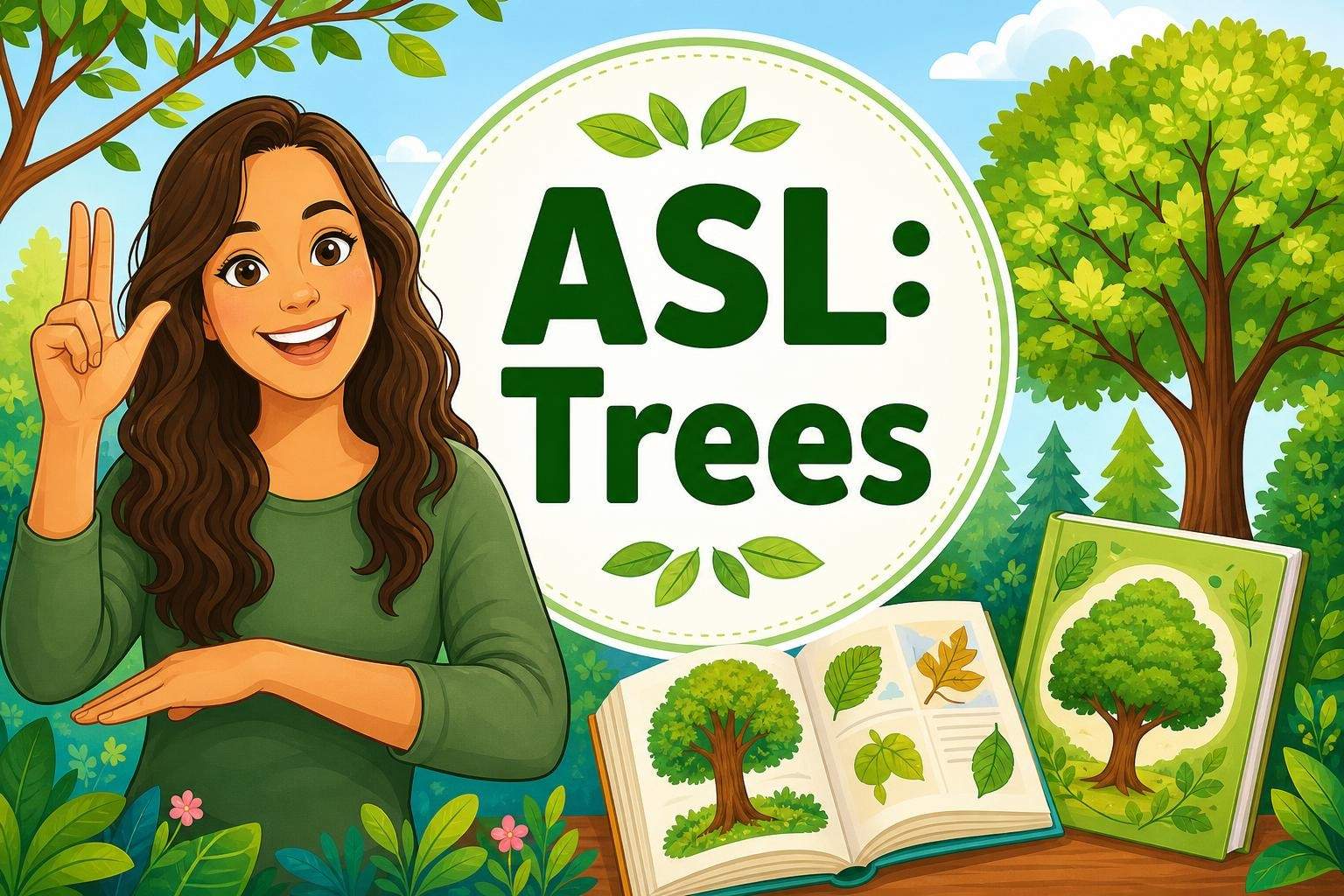 ASL: Trees — Vocabulary, Songs and "The Giving Tree"
