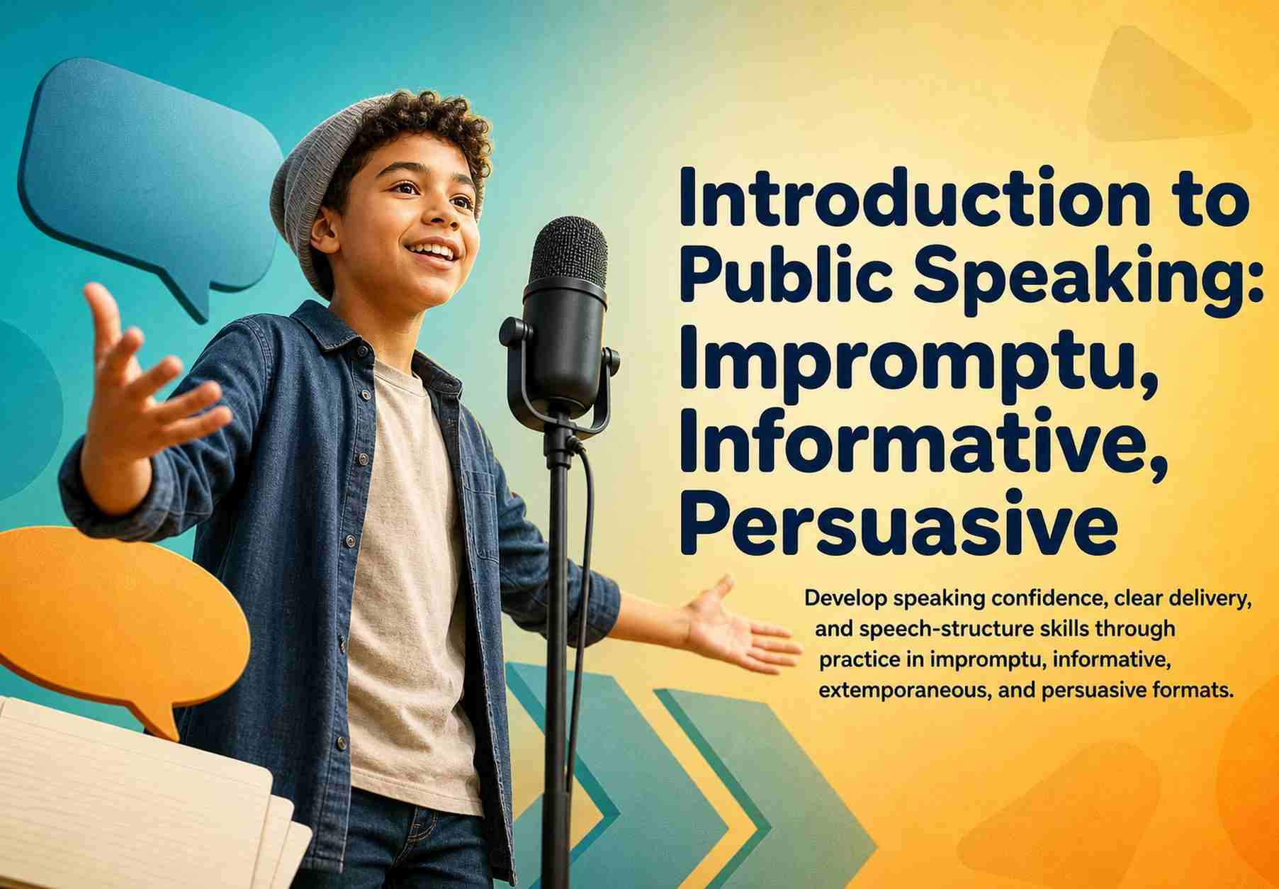 Introduction to Public Speaking: Impromptu, Informative, Persuasive