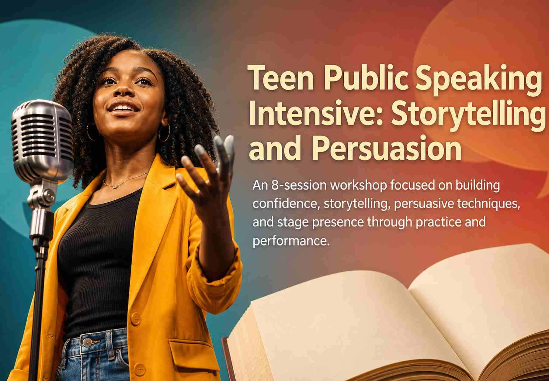Teen Public Speaking Intensive: Storytelling and Persuasion