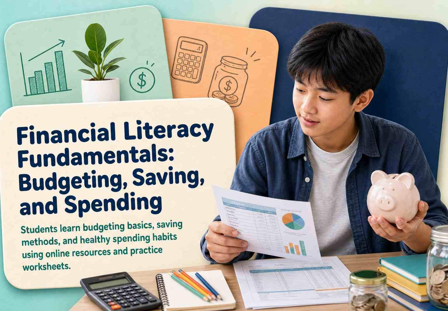 Financial Literacy Fundamentals: Budgeting, Saving, and Spending