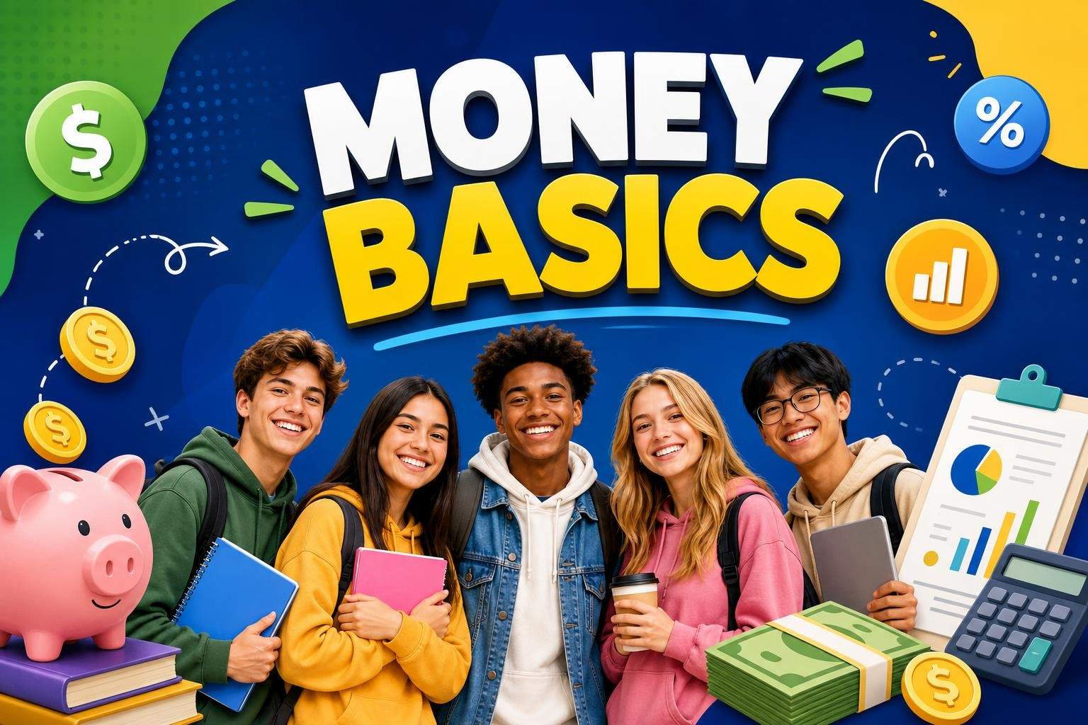Money Basics for Teens: Budgeting, Saving & Paychecks