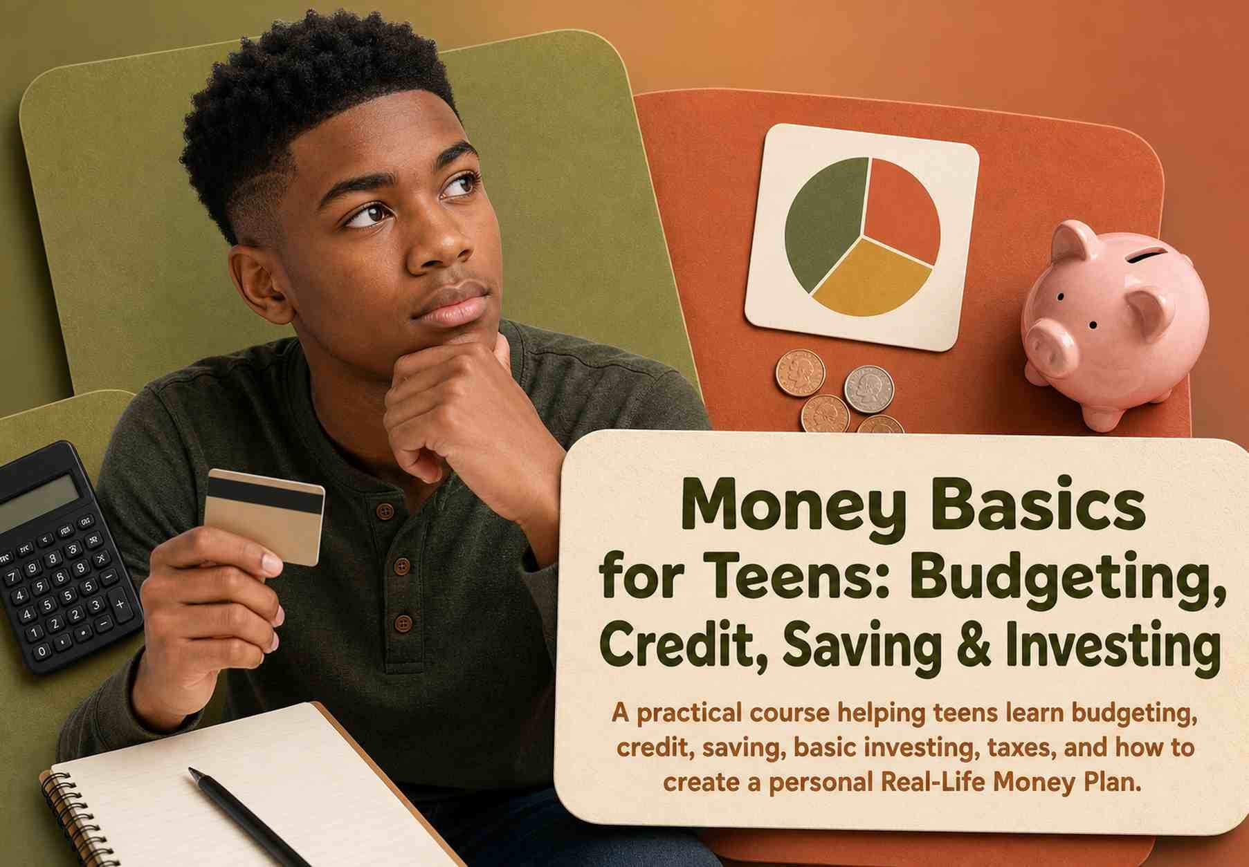 Money Basics for Teens: Budgeting, Credit, Saving & Investing