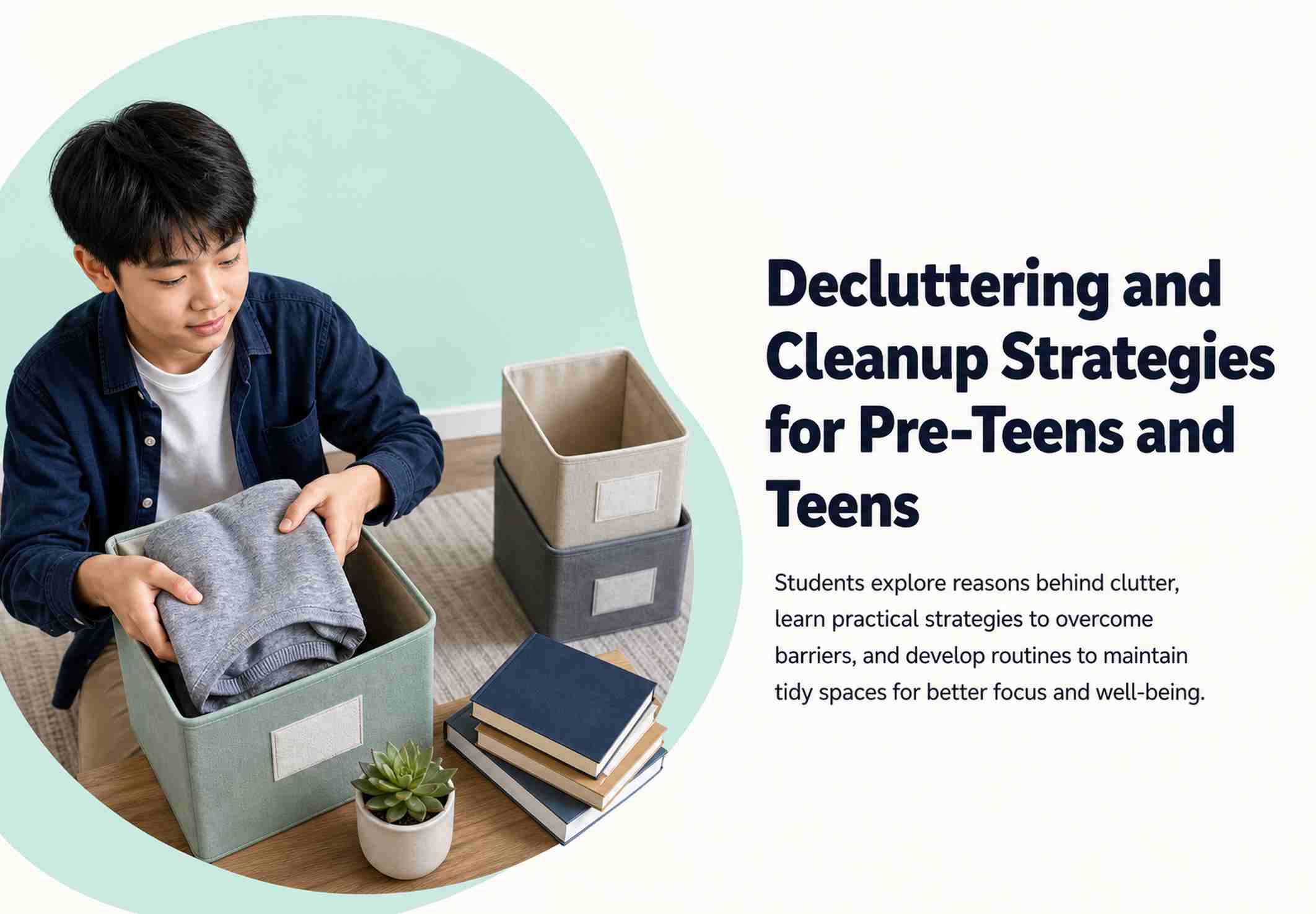 Decluttering and Cleanup Strategies for Pre-Teens and Teens