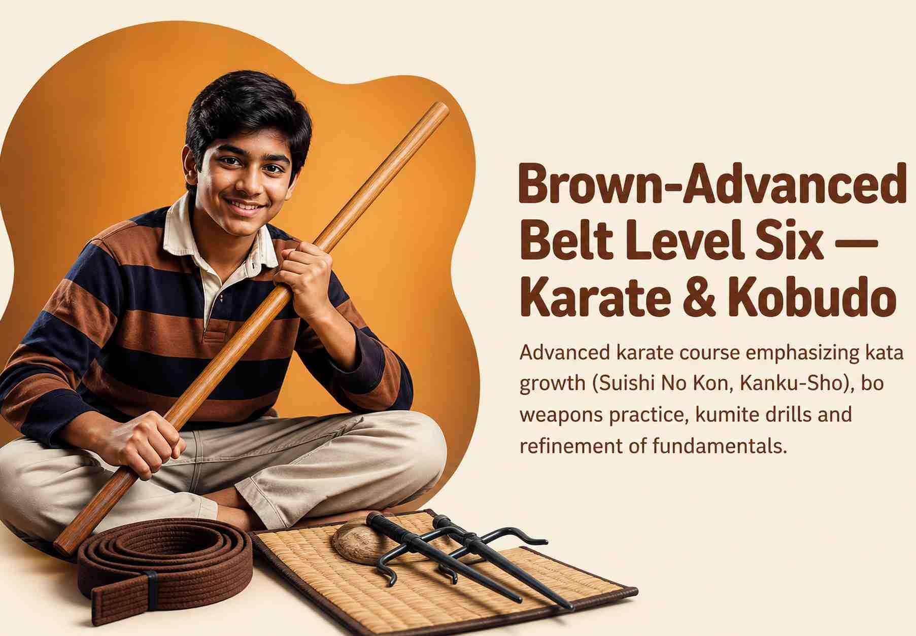 Brown-Advanced Belt Level Six — Karate & Kobudo