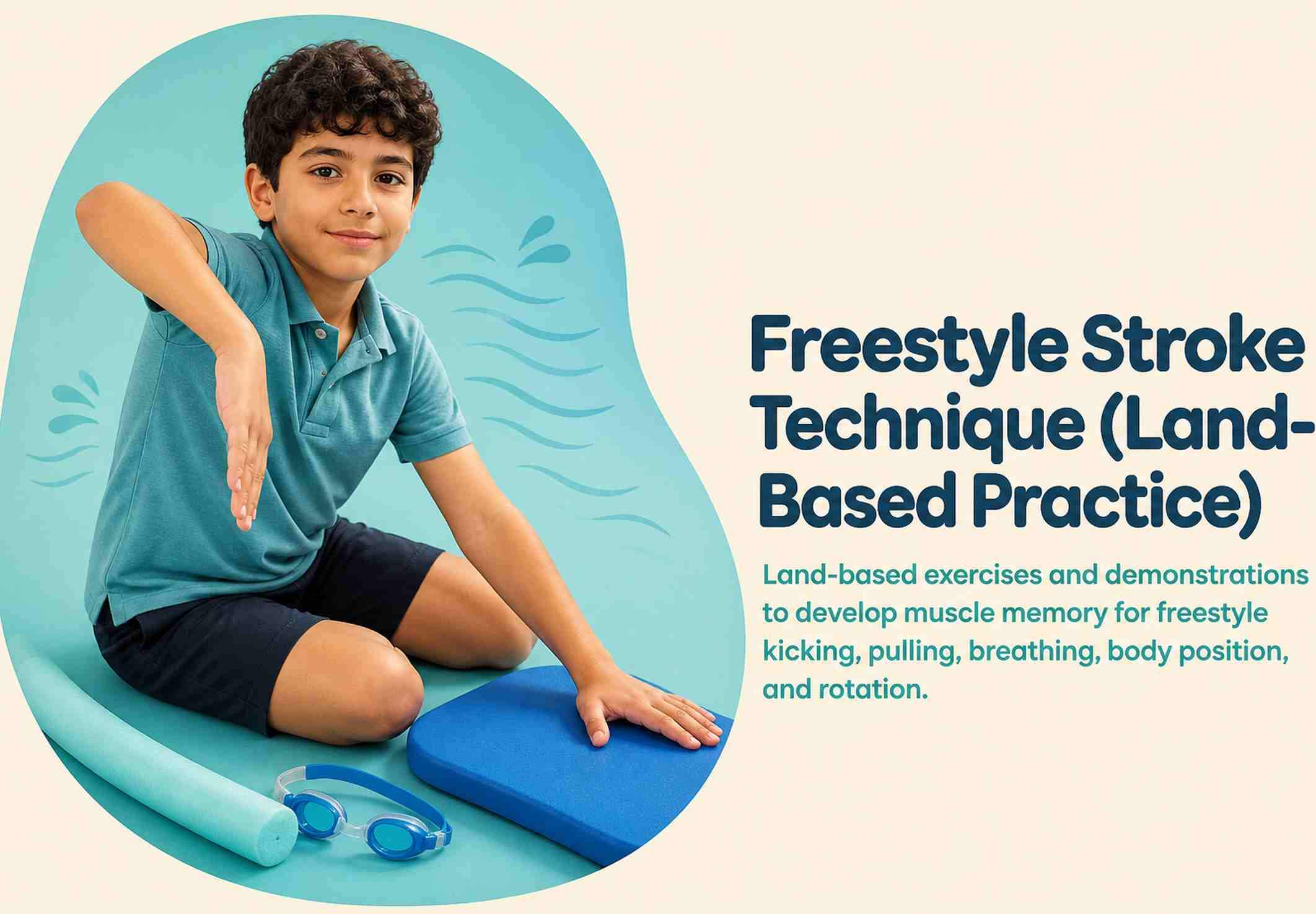 Freestyle Stroke Technique (Land-Based Practice)