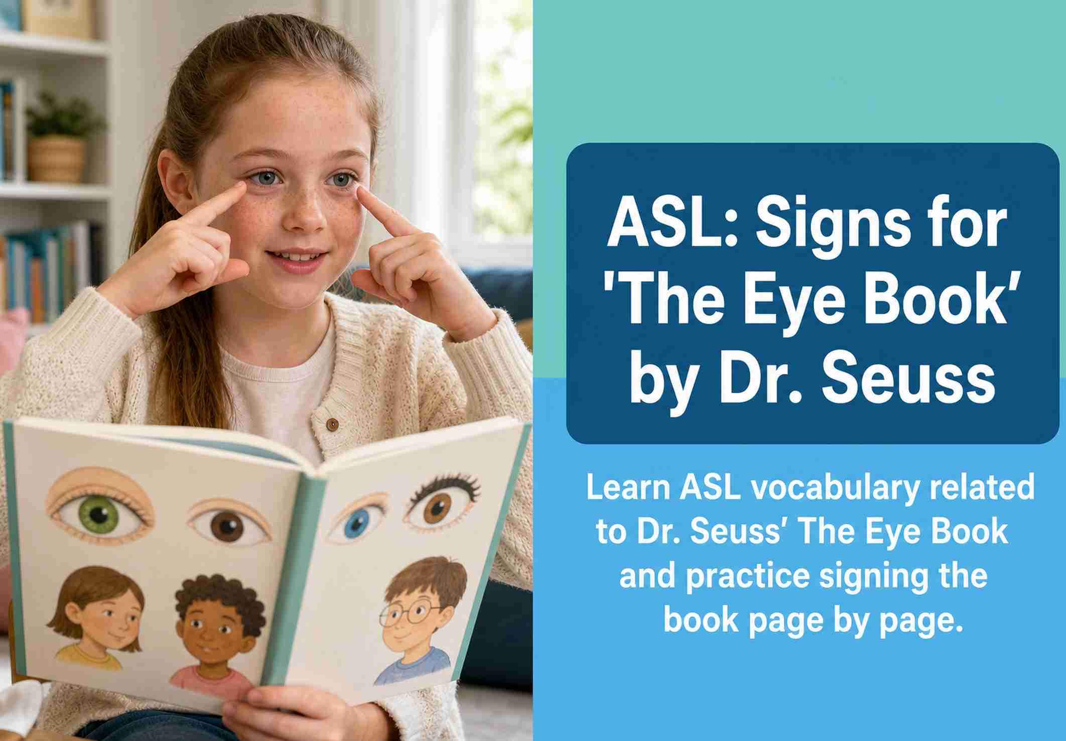 ASL: Signs for 'The Eye Book' by Dr. Seuss