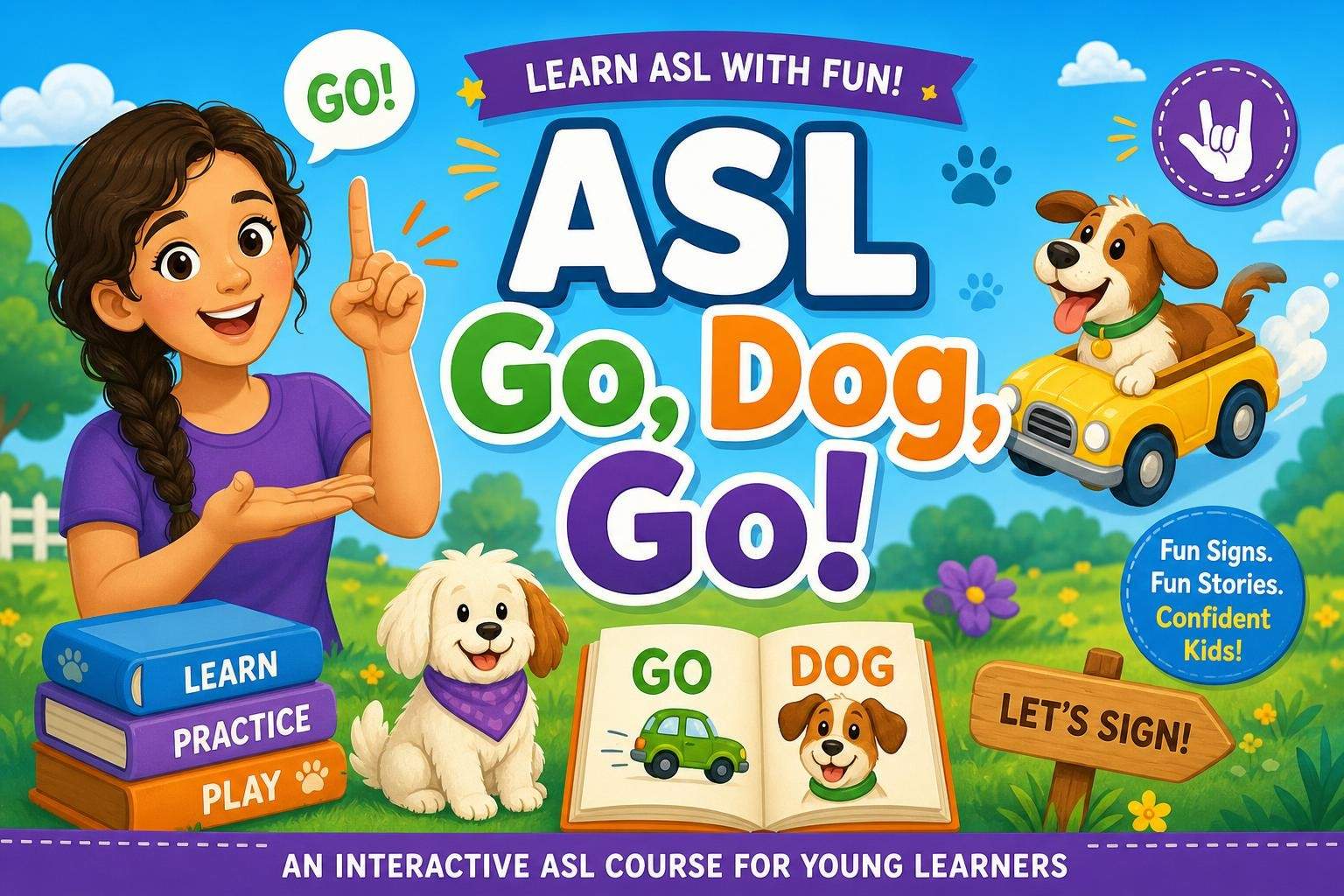 ASL: "Go, Dog, Go!"