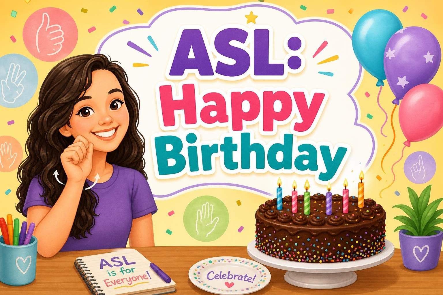 American Sign Language: Birthday Signs & 'Happy Birthday' Song