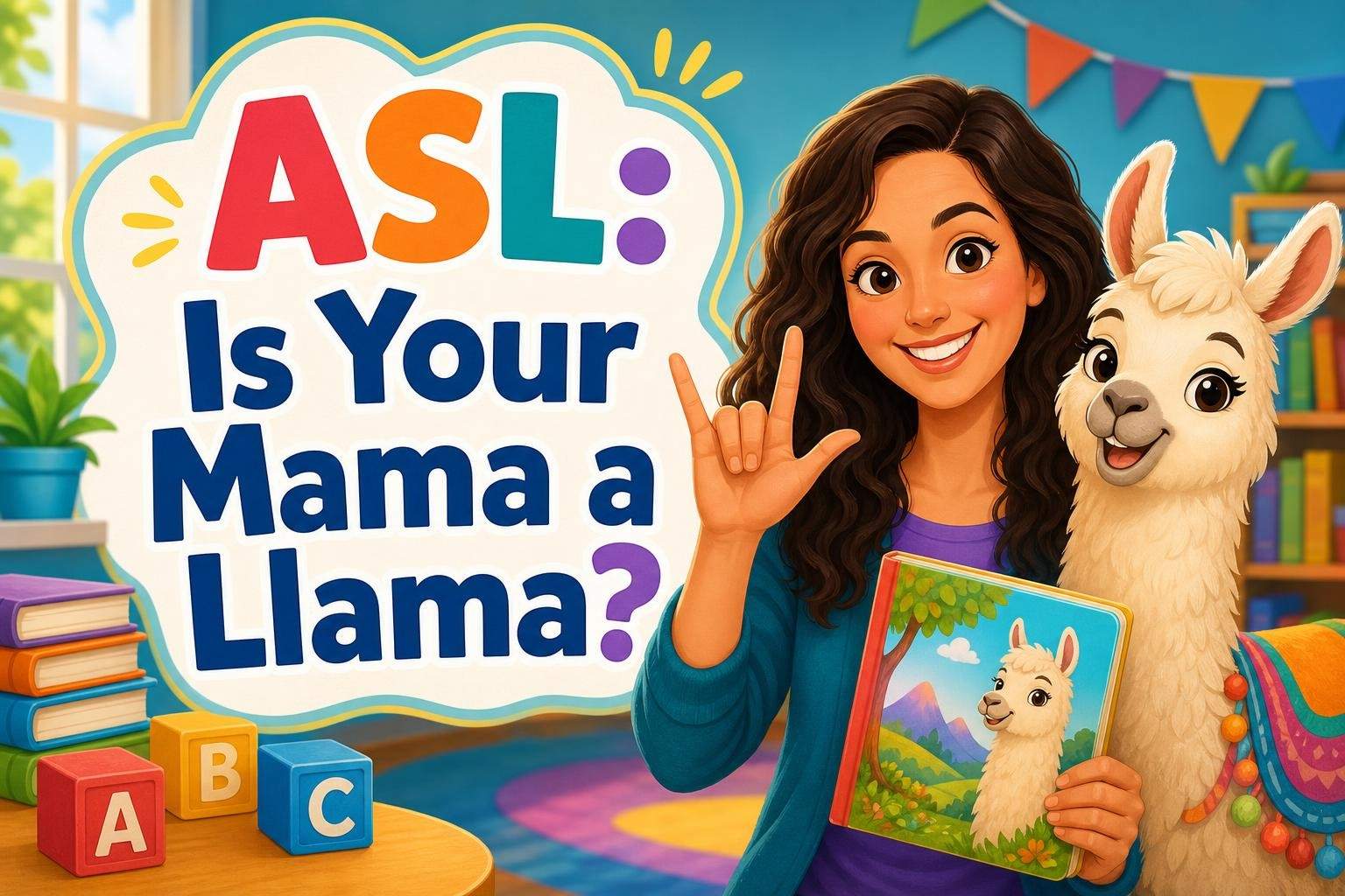 ASL Story Signing — Is Your Mama a Llama?