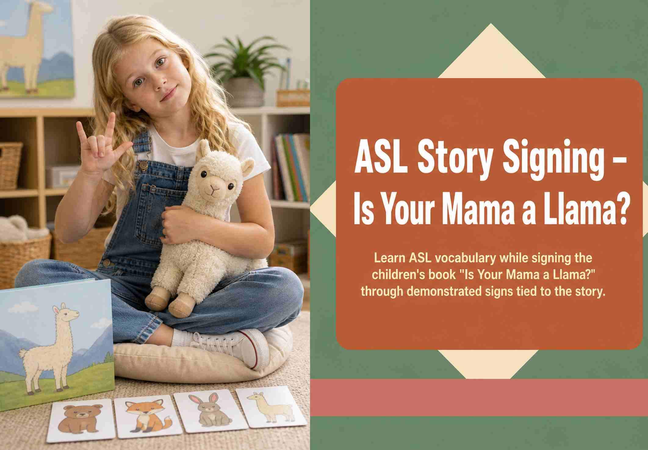 ASL Story Signing — Is Your Mama a Llama?