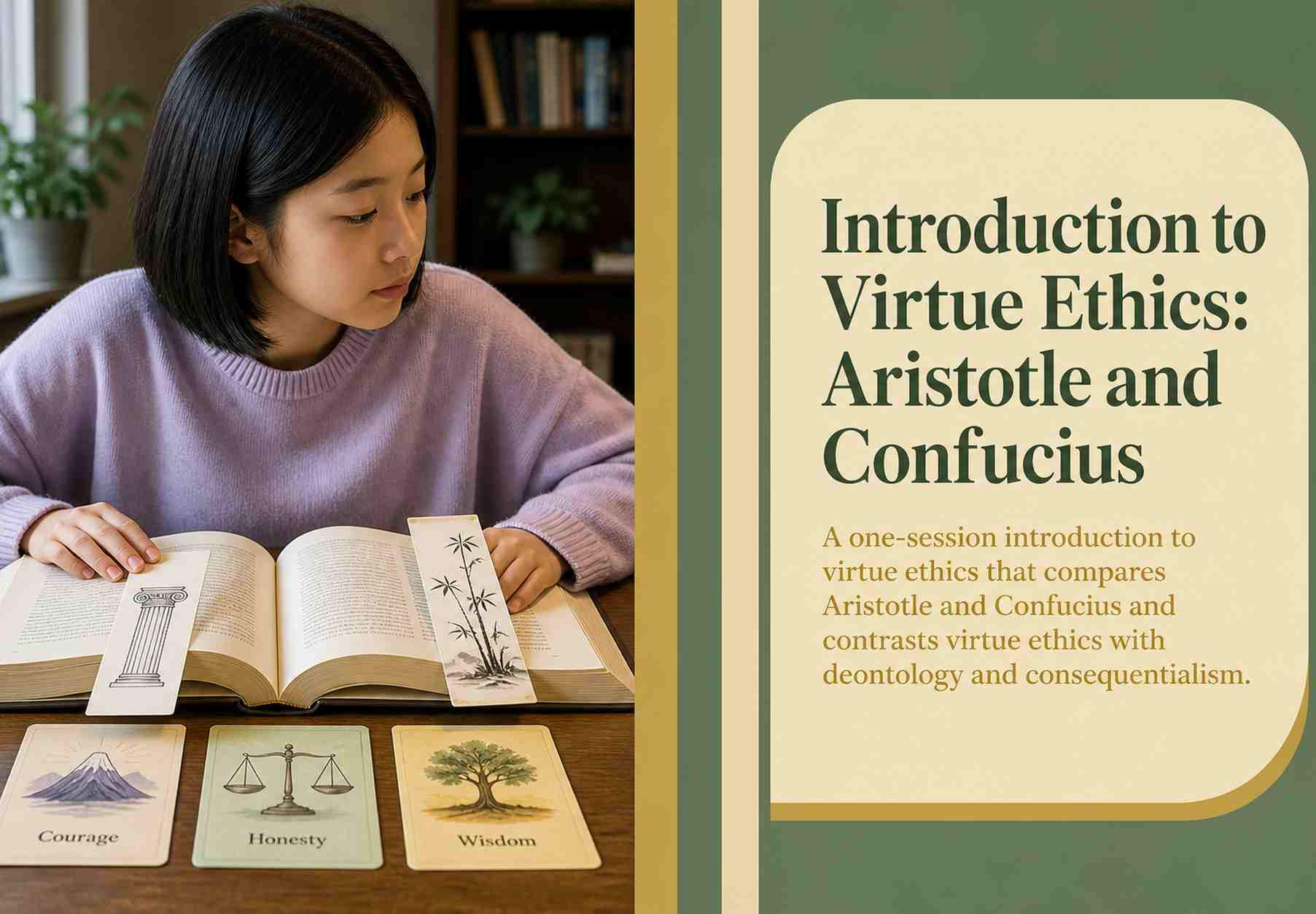 Introduction to Virtue Ethics: Aristotle and Confucius