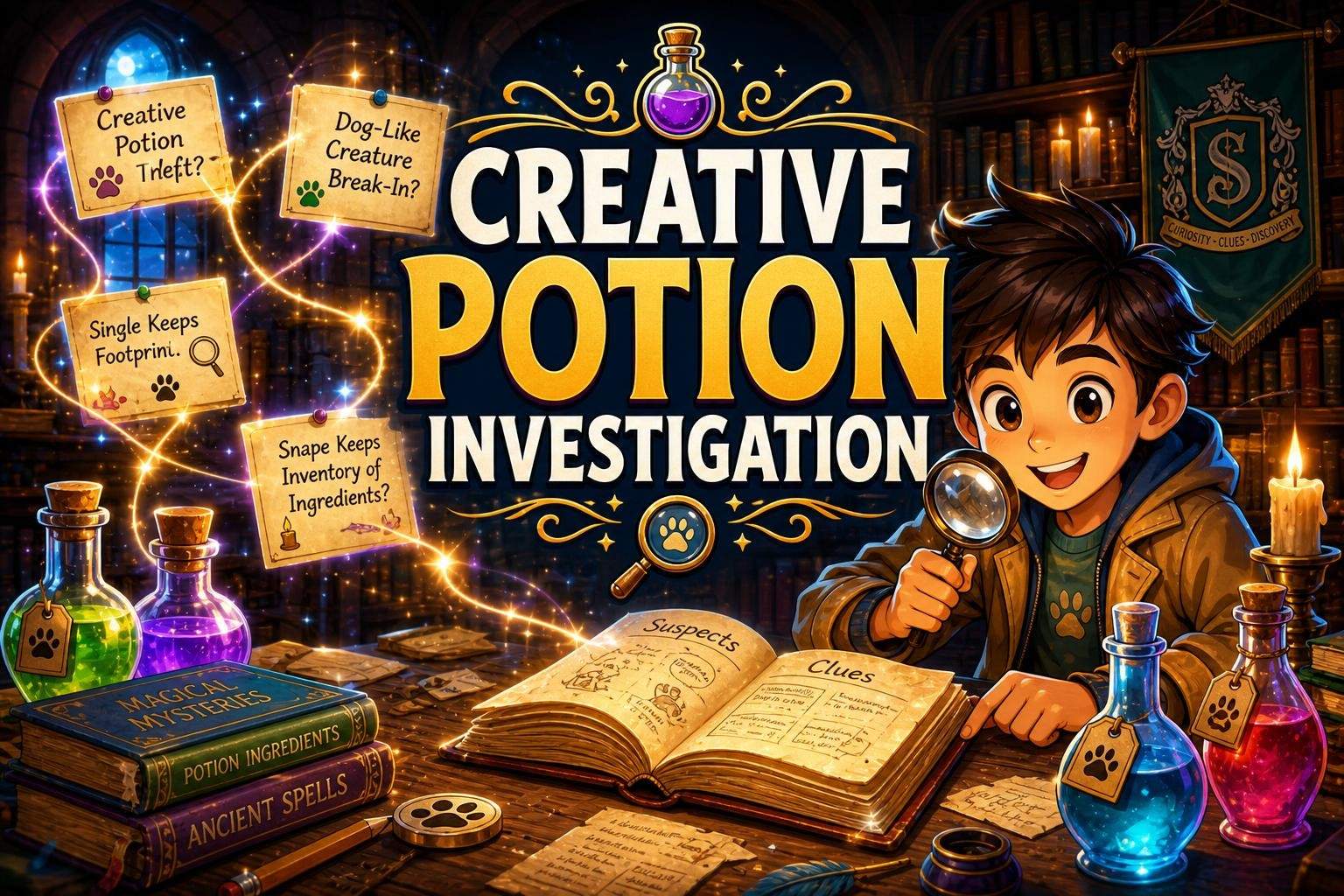 Logic and Inference Using Harry Potter Clues