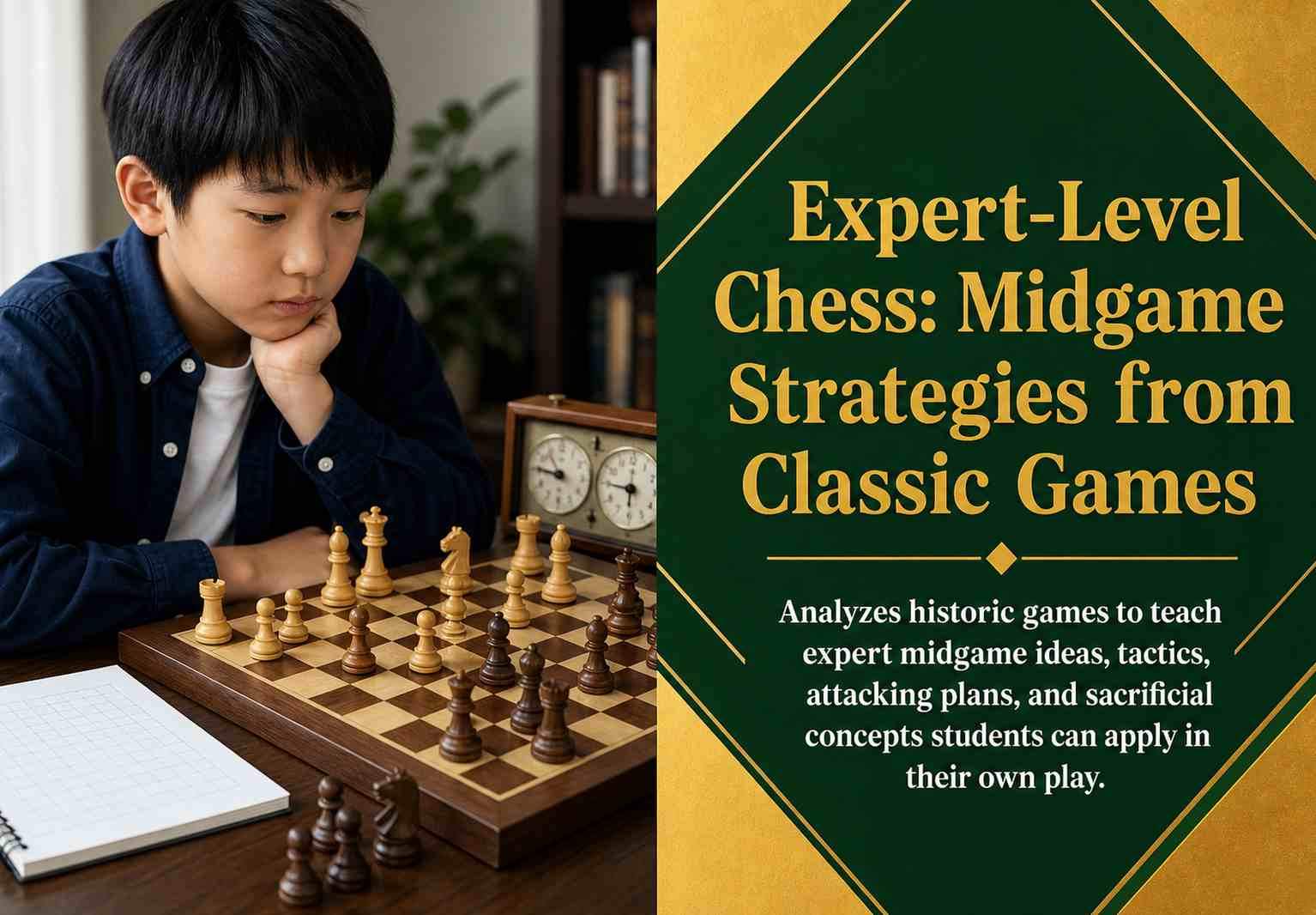 Expert-Level Chess: Midgame Strategies from Classic Games