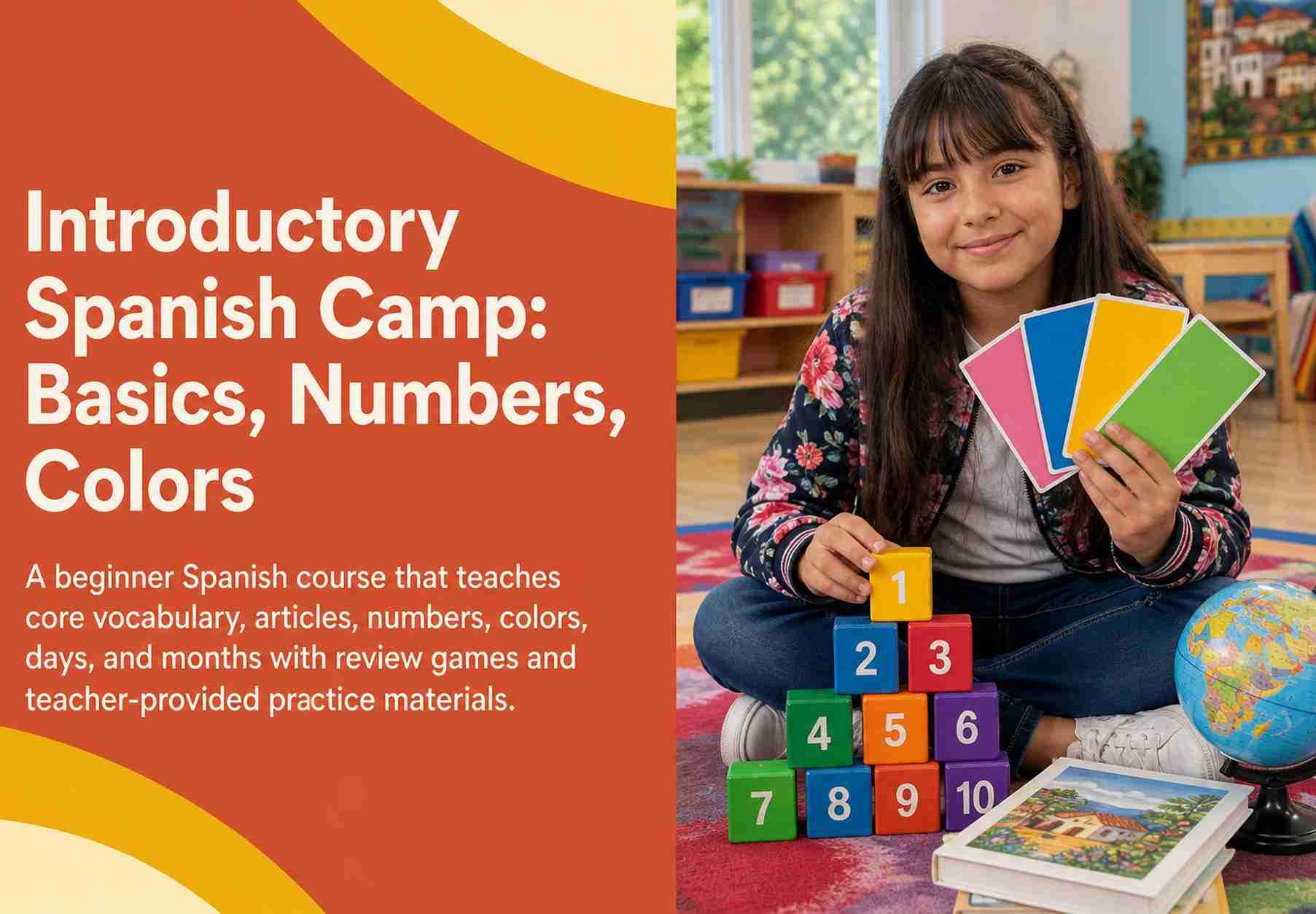 Introductory Spanish Camp: Basics, Numbers, Colors
