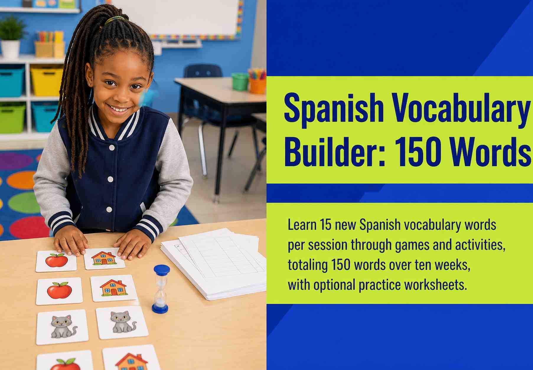 Spanish Vocabulary Builder: 150 Words