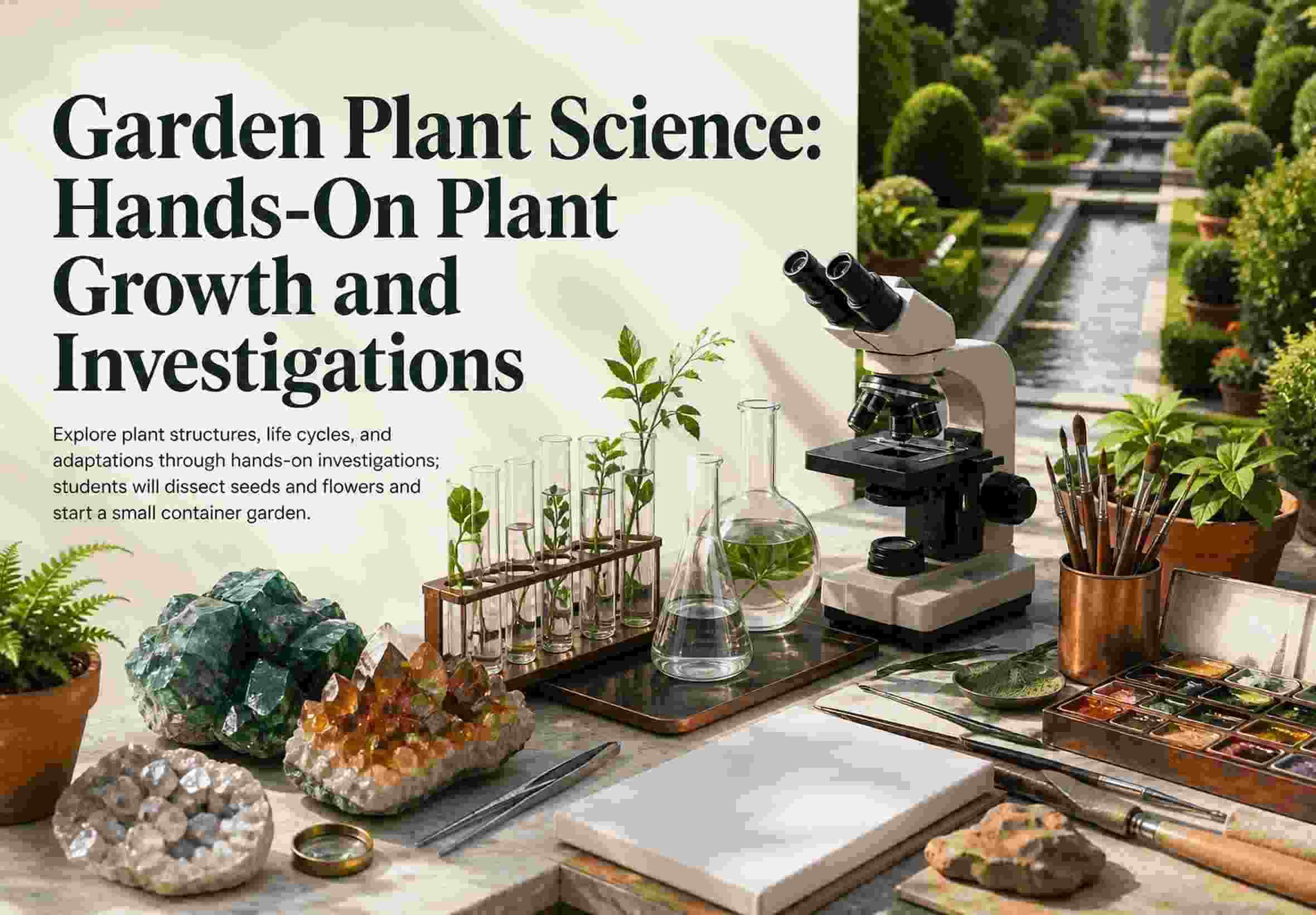 Garden Plant Science: Hands-On Plant Growth and Investigations
