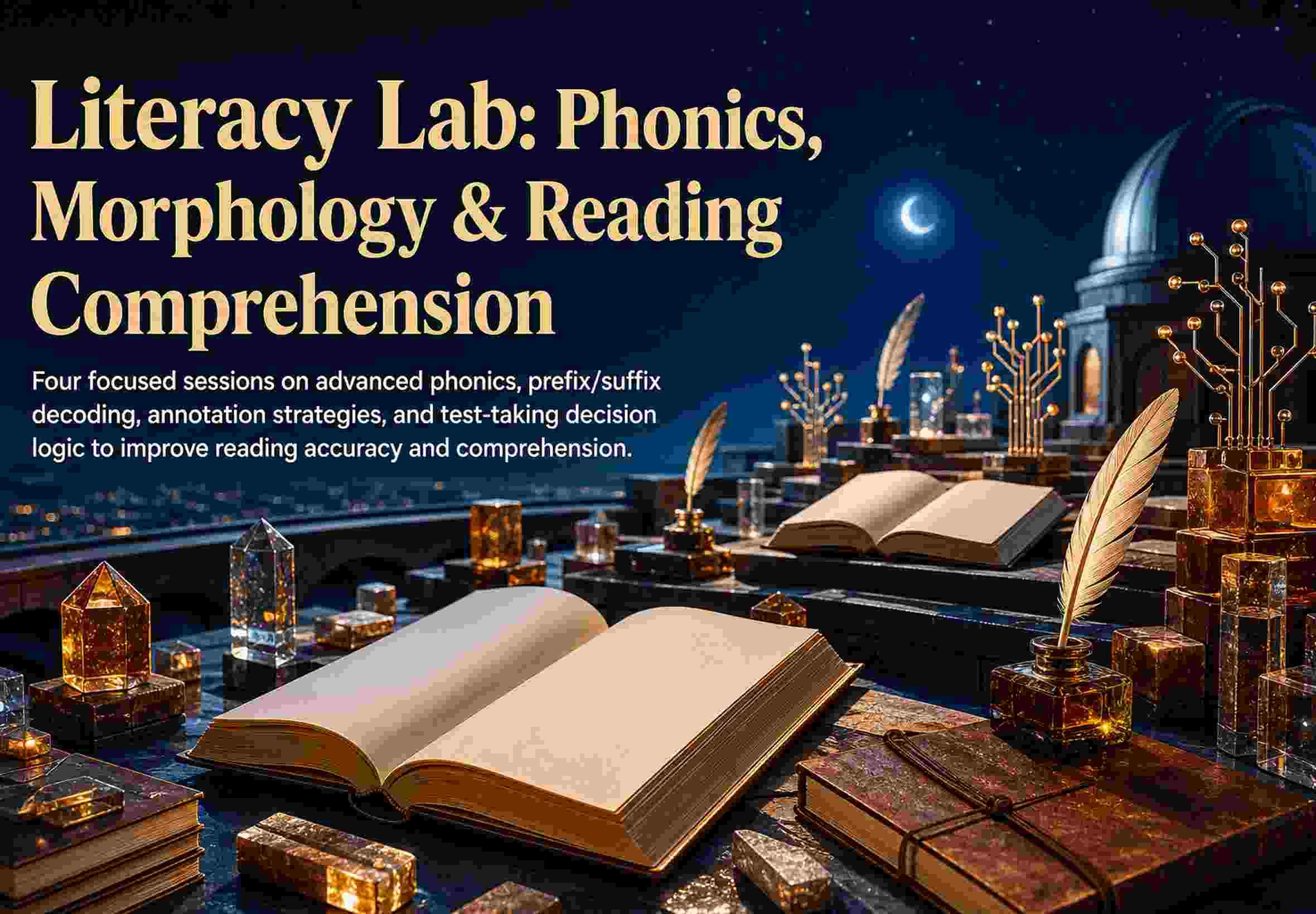 Literacy Lab: Phonics, Morphology & Reading Comprehension