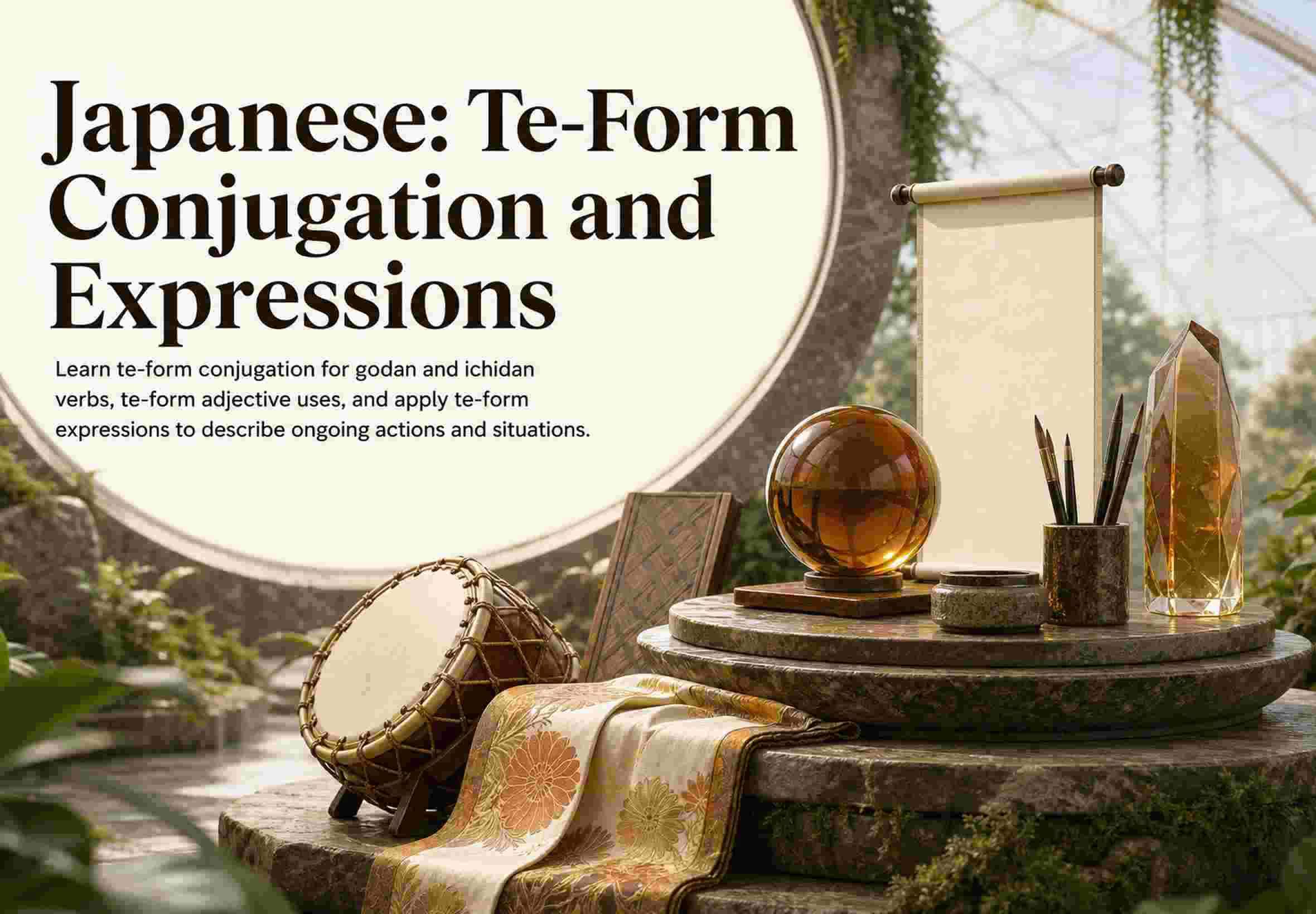 Japanese: Te-Form Conjugation and Expressions