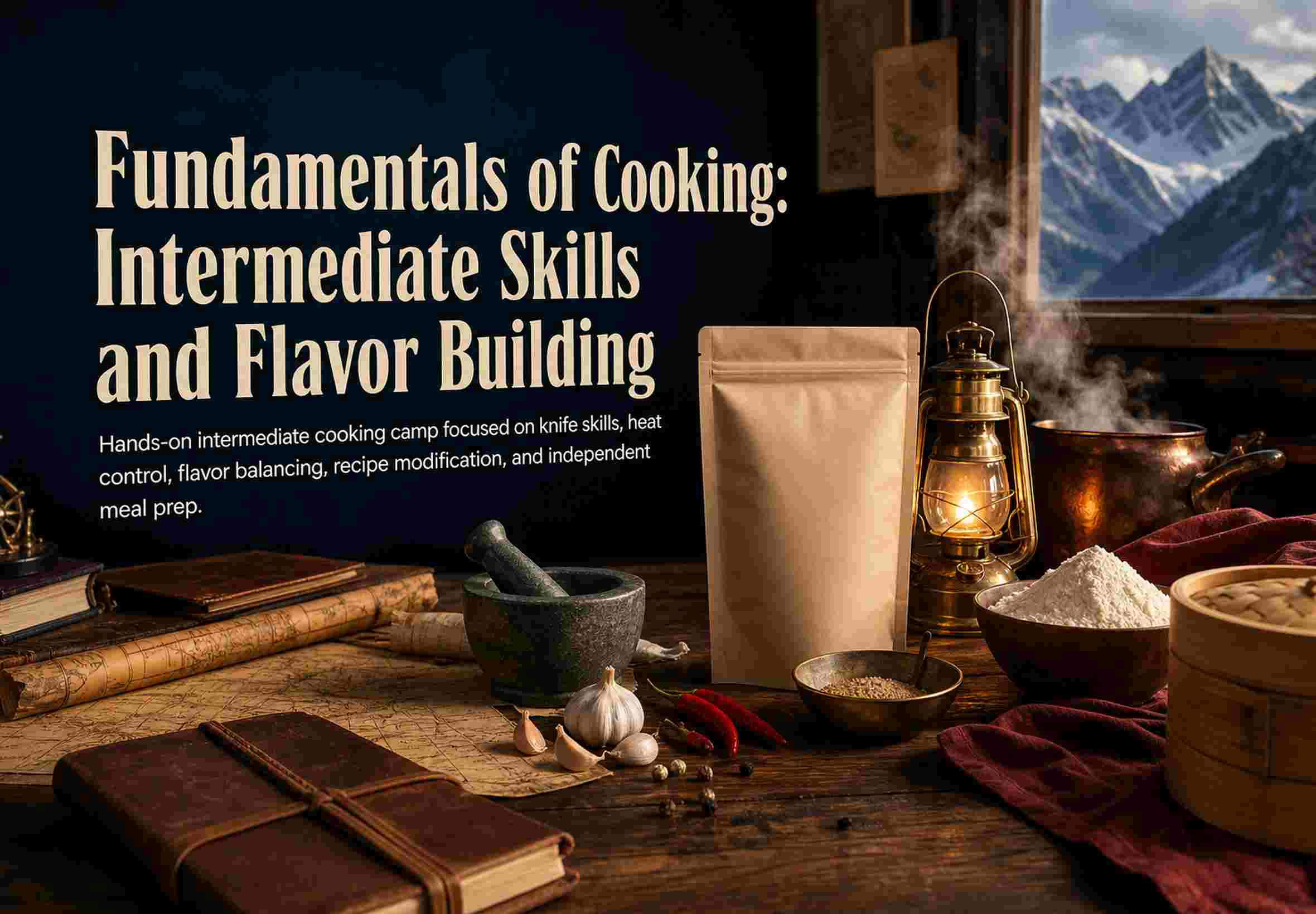 Fundamentals of Cooking: Intermediate Skills and Flavor Building