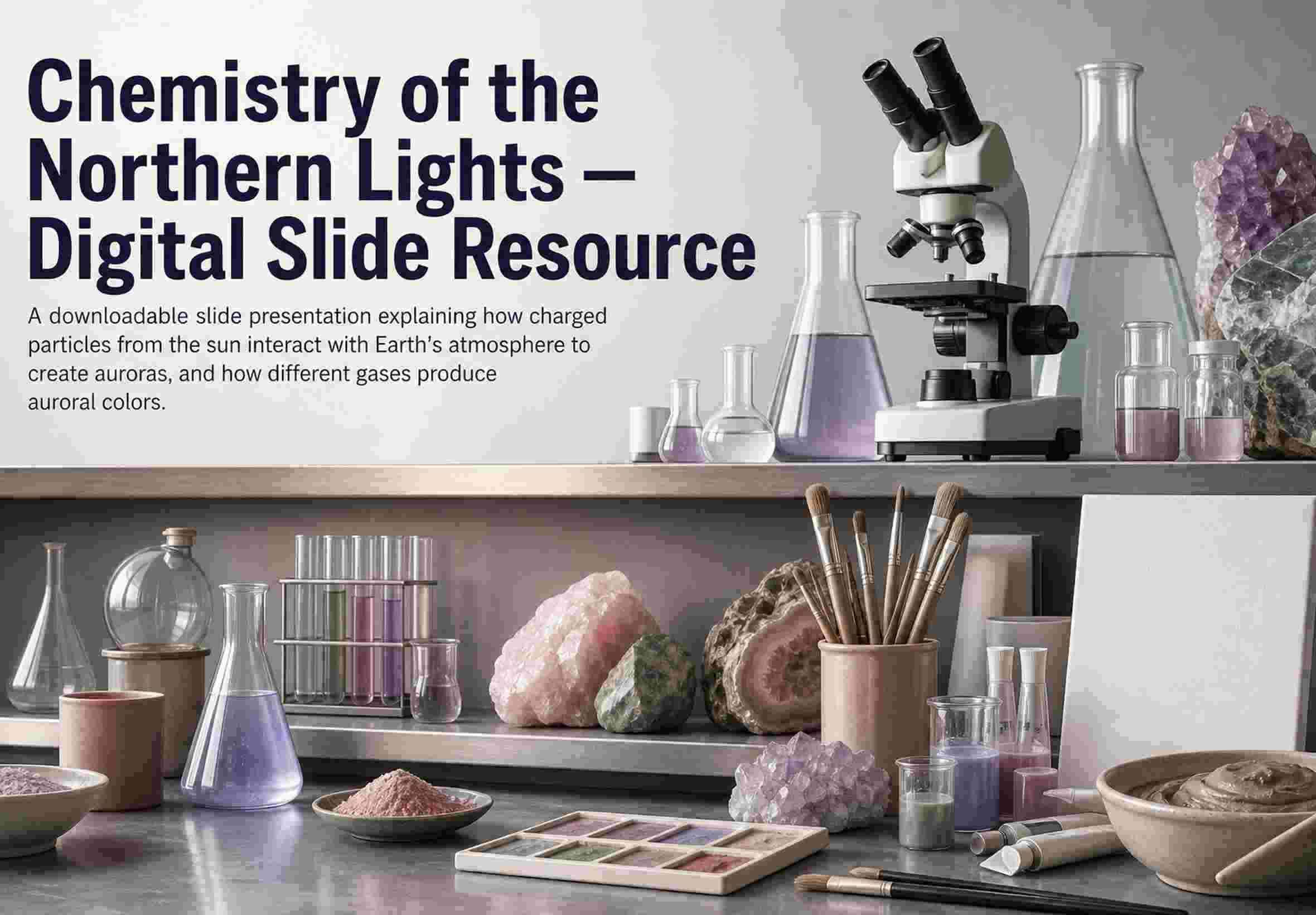 Chemistry of the Northern Lights — Digital Slide Resource