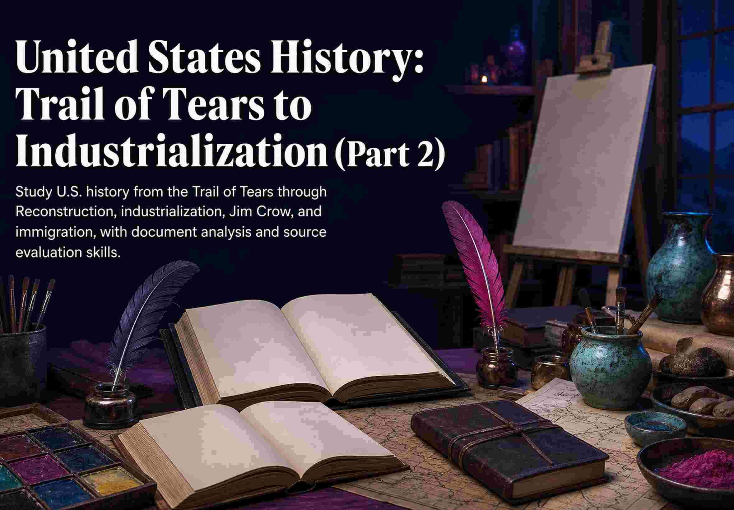 United States History: Trail of Tears to Industrialization (Part 2)