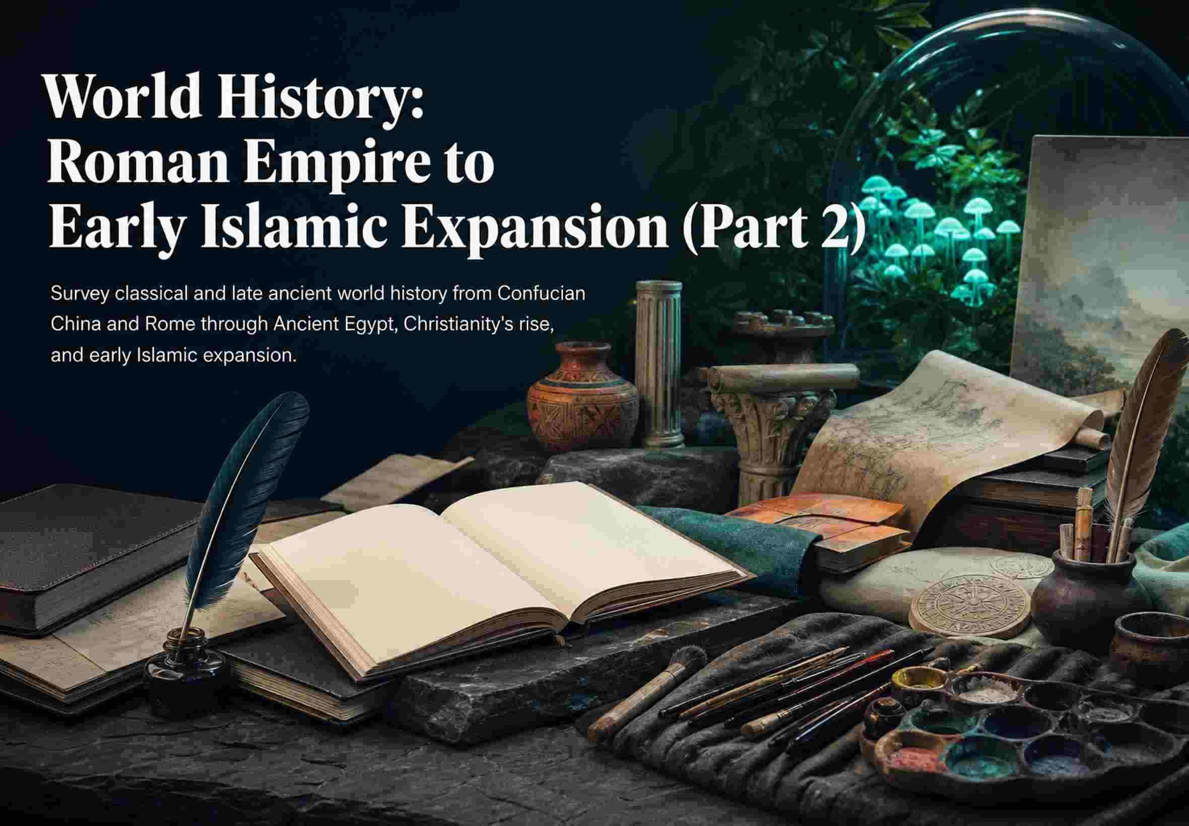 World History: Roman Empire to Early Islamic Expansion (Part 2)