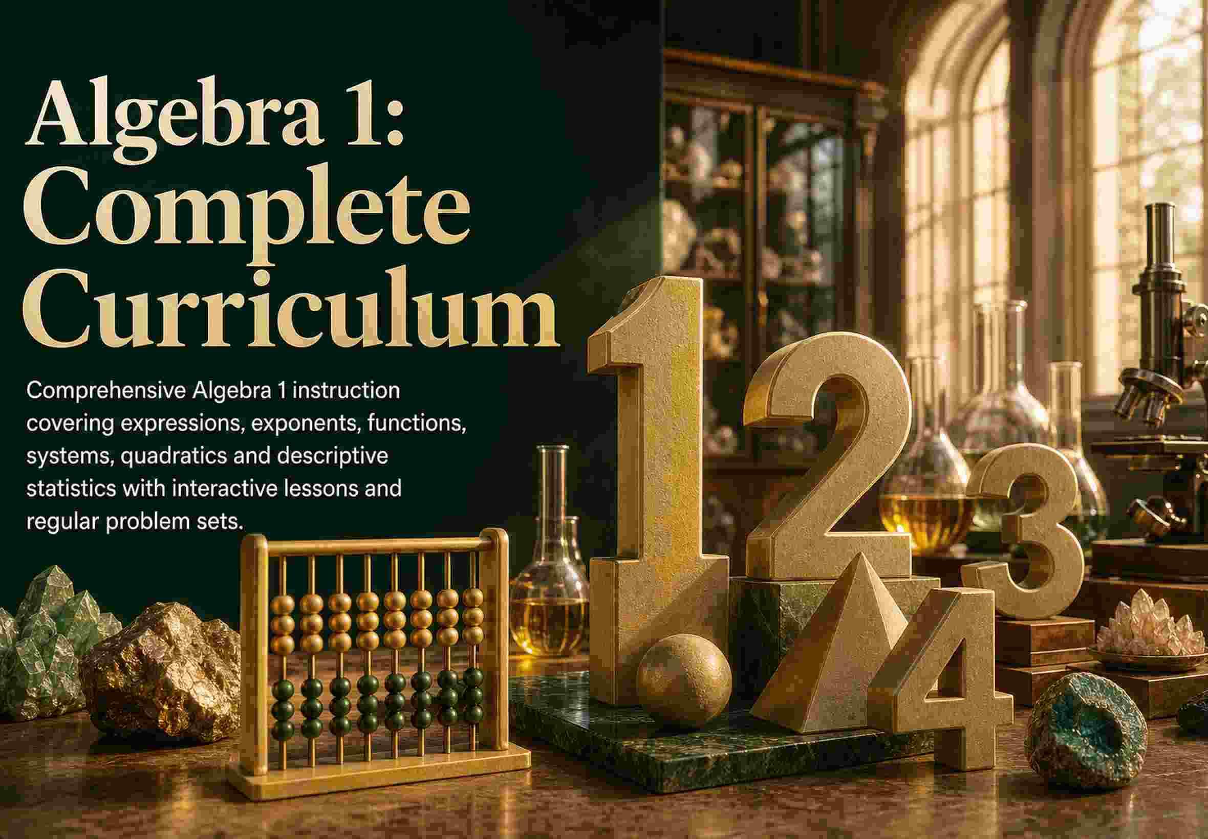 Algebra 1: Complete Curriculum