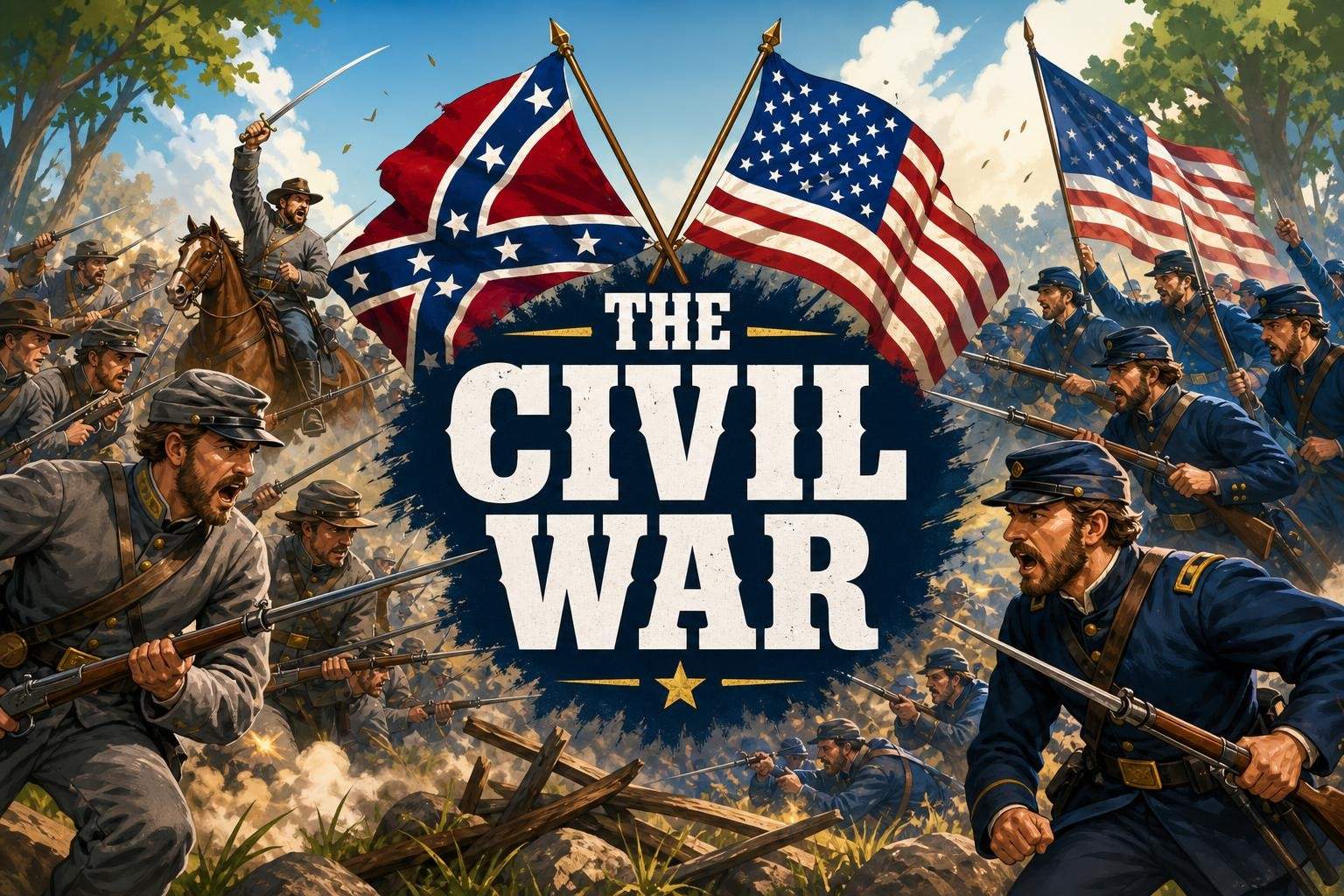 U.S. Civil War: Causes, Battles, and Reconstruction