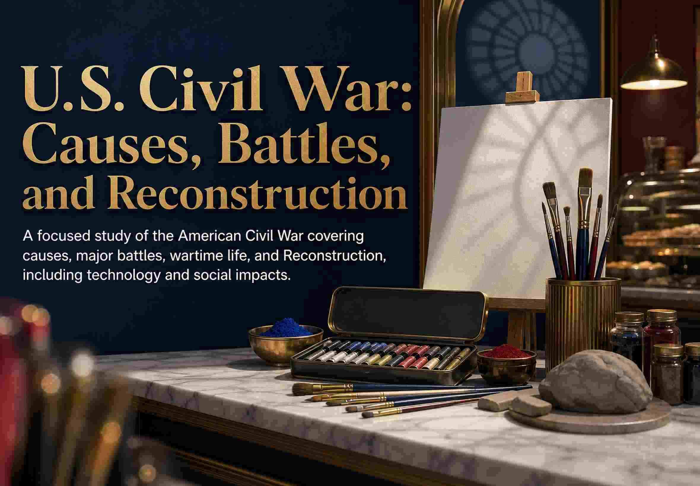 U.S. Civil War: Causes, Battles, and Reconstruction