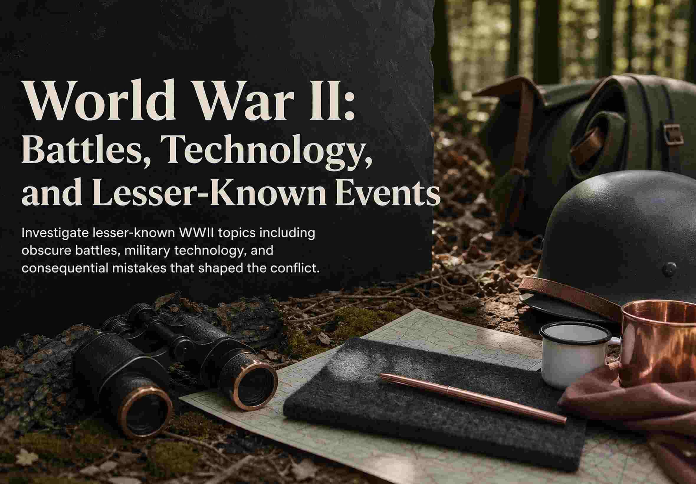 World War II: Battles, Technology, and Lesser-Known Events