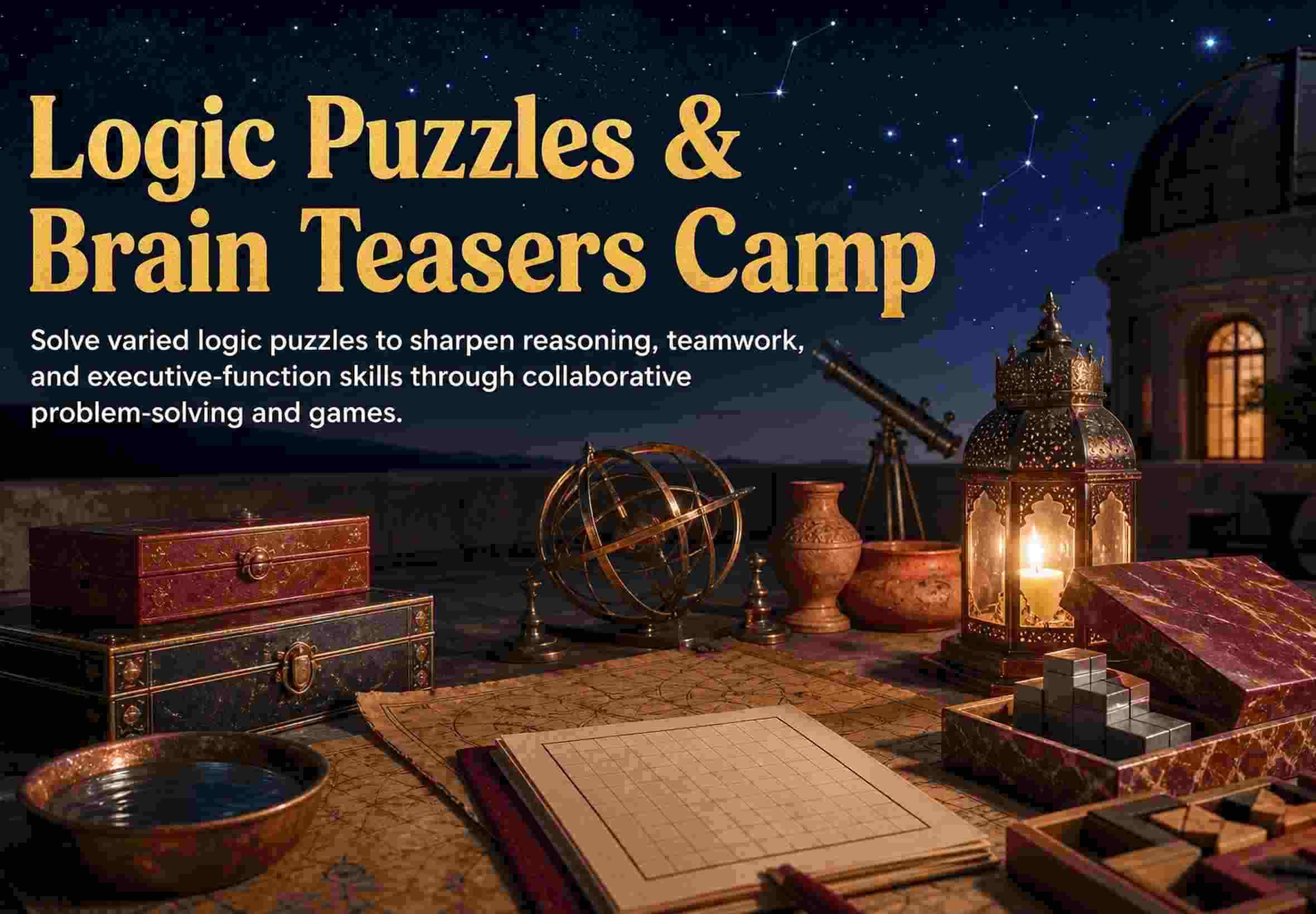 Logic Puzzles & Brain Teasers Camp