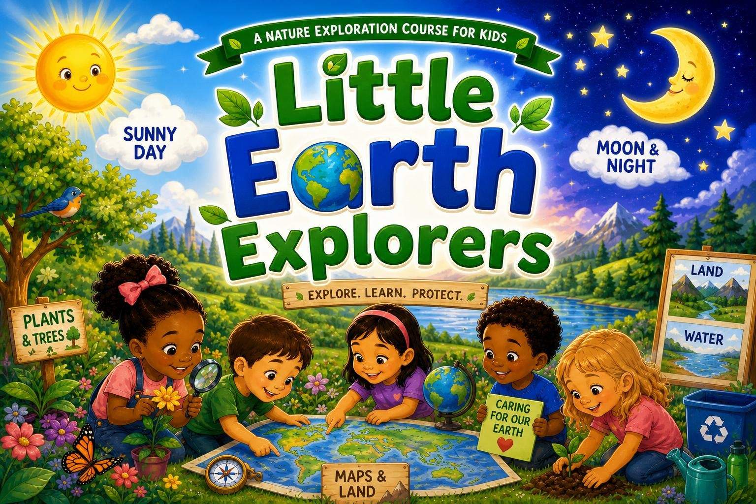 Little Earth Explorers: Intro to Weather, Maps, Plants, and Earth Care