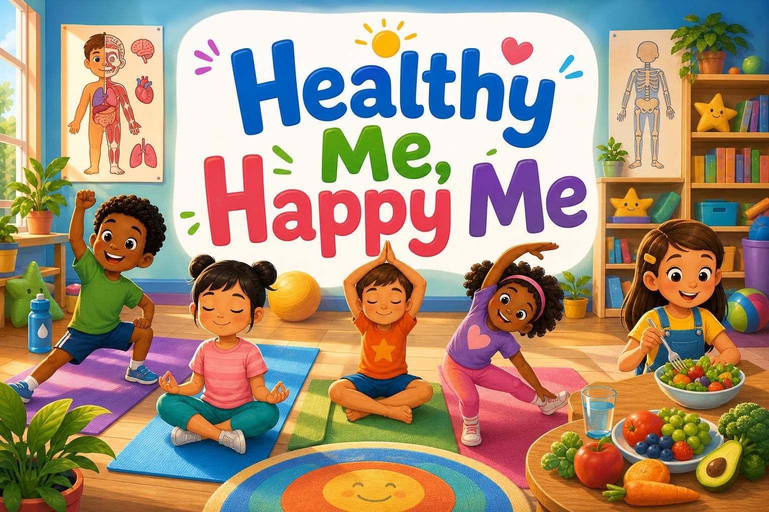 Healthy Me, Happy Me: Body Systems, Nutrition, Mindfulness, Movement