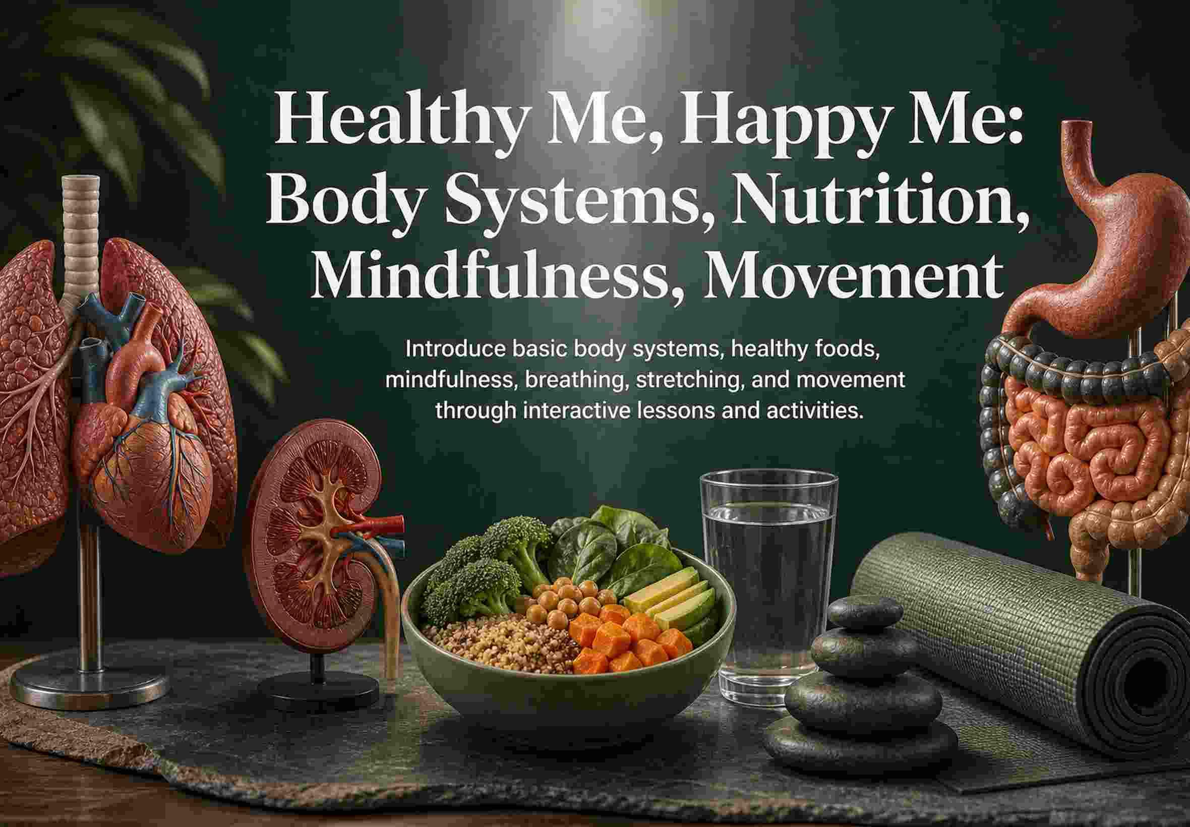 Healthy Me, Happy Me: Body Systems, Nutrition, Mindfulness, Movement